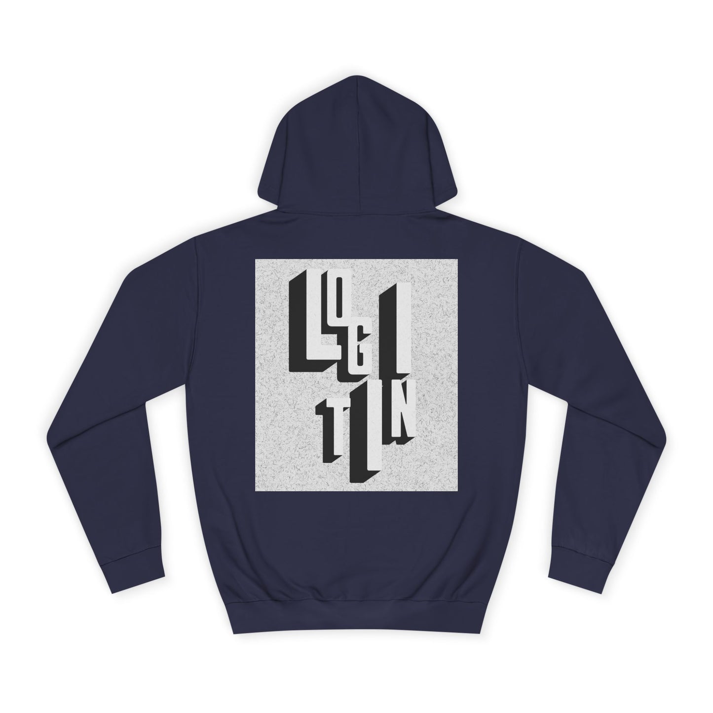 Minimalist Hoodie, Unisex Sweatshirt, Cozy Campus Wear, Student Gift, Modern Graphic Hoodie