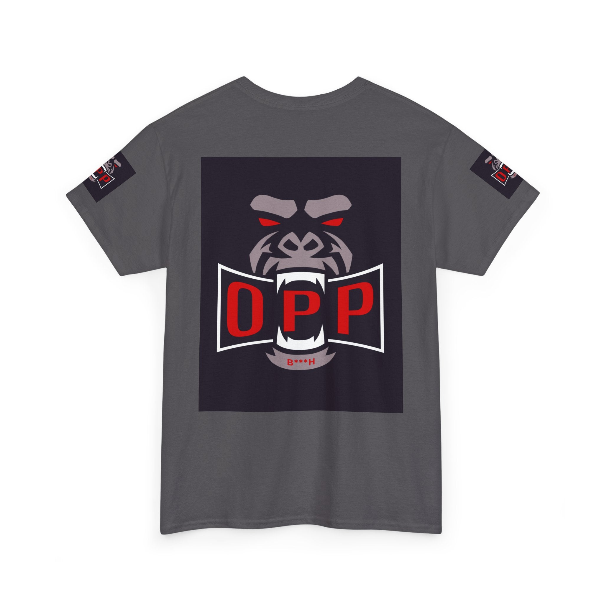 Gorilla OPP Graphic Tee — Bold Red & Black Urban Streetwear Shirt