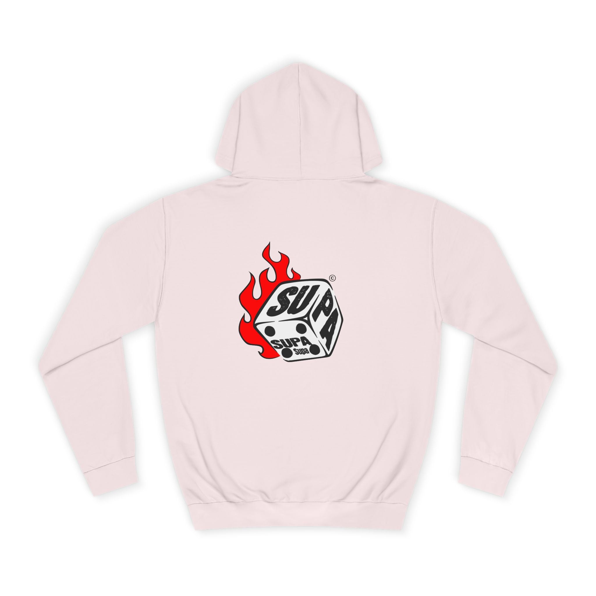 Cool Fire Graphic Unisex SUPA Hoodie, Apparel, Streetwear, Casual Wear, Unique Hooded Sweatshirt