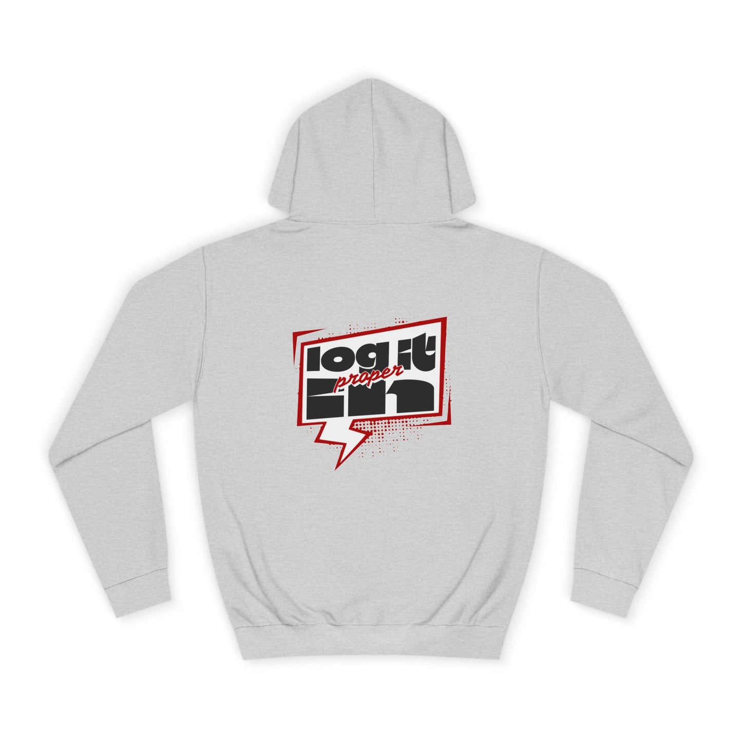 Unisex Log it in Hoodie - Casual Streetwear, College Apparel, Gift, Comfortable Hoodie, Unique Graphic Sweatshirt