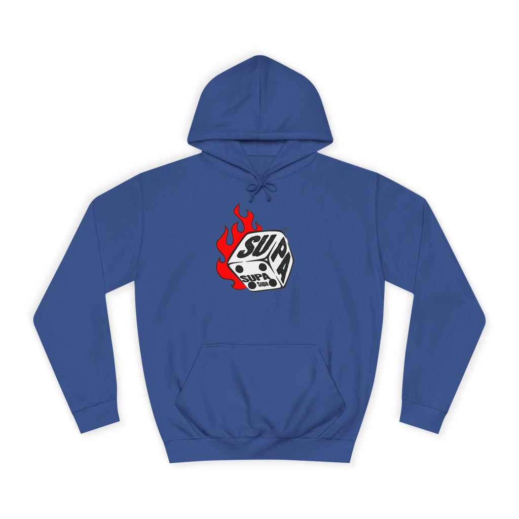 Cool Fire Graphic Unisex SUPA Hoodie, Apparel, Streetwear, Casual Wear, Unique Hooded Sweatshirt
