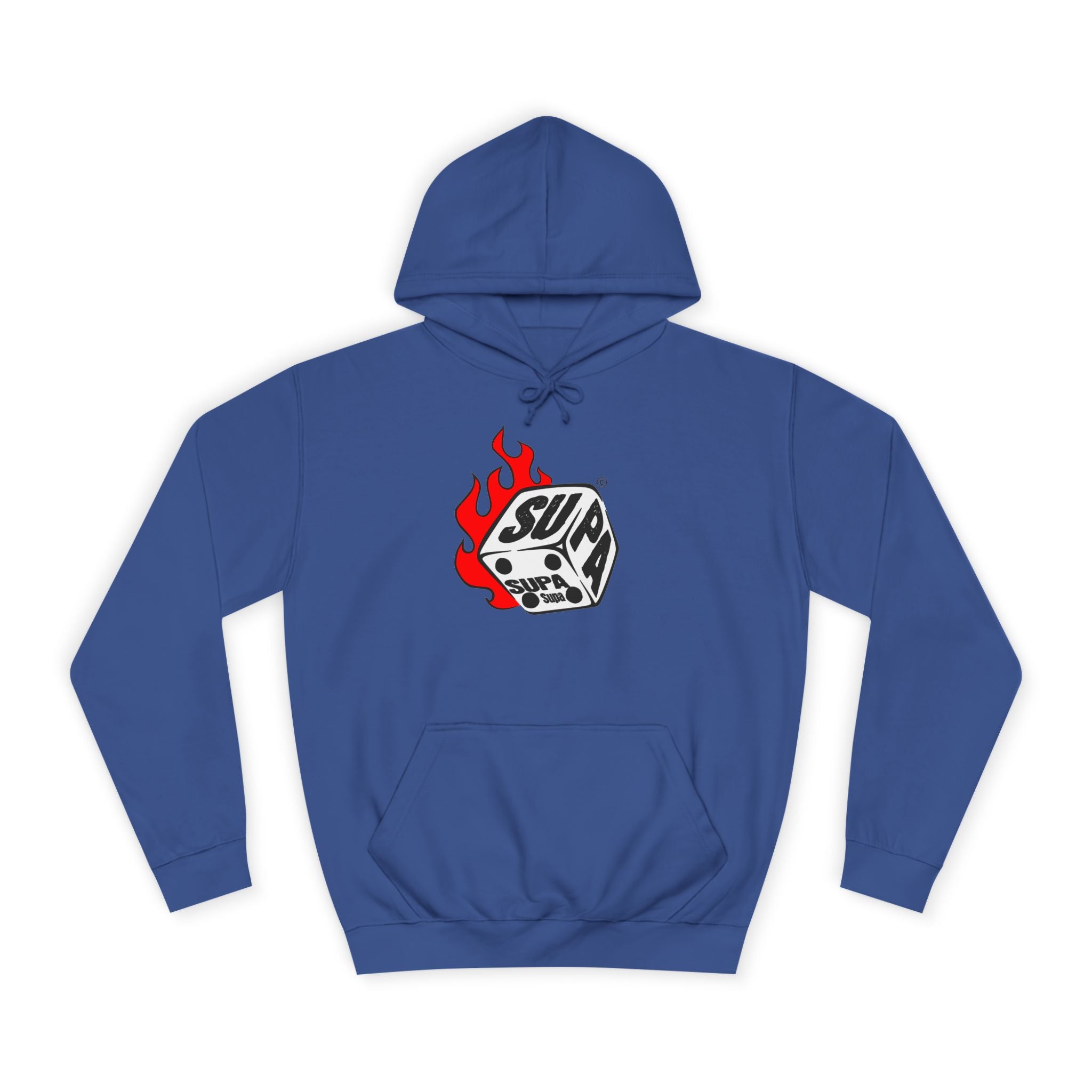 Cool Fire Graphic Unisex SUPA Hoodie, Apparel, Streetwear, Casual Wear, Unique Hooded Sweatshirt