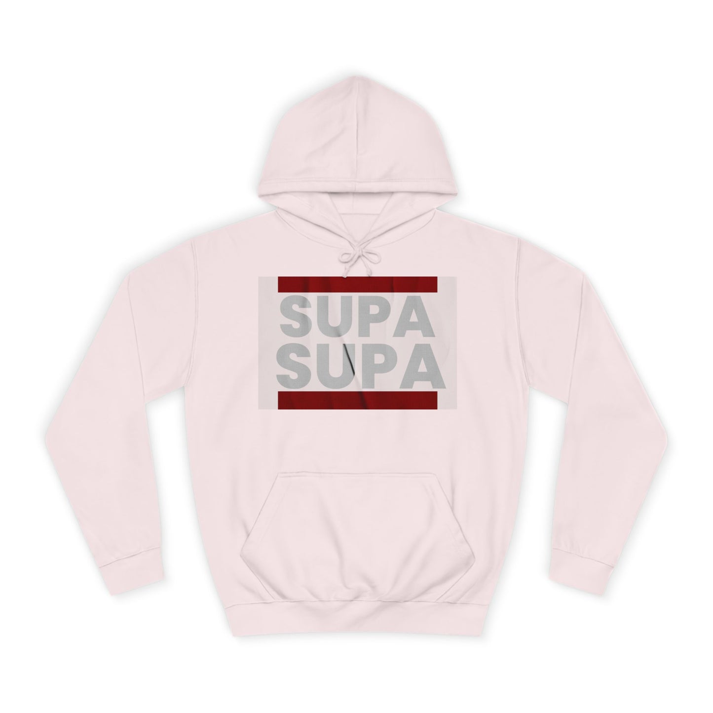 Unisex Hoodie with 'SUPA SUPA' Design, Cool Casual Wear, Perfect, Gifts for Graduates, Cozy Layering