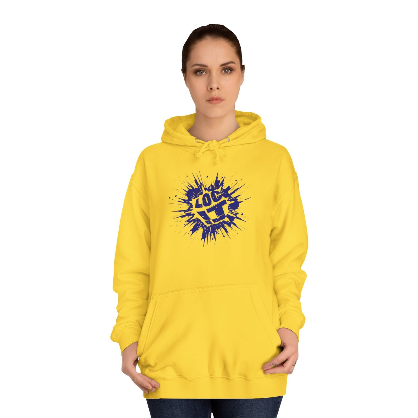 Unisex 'Log it in' Hoodie - Trendy Vibe, Perfect for Everyday wear, Casual Style, Great for Gifting, Ideal for Life