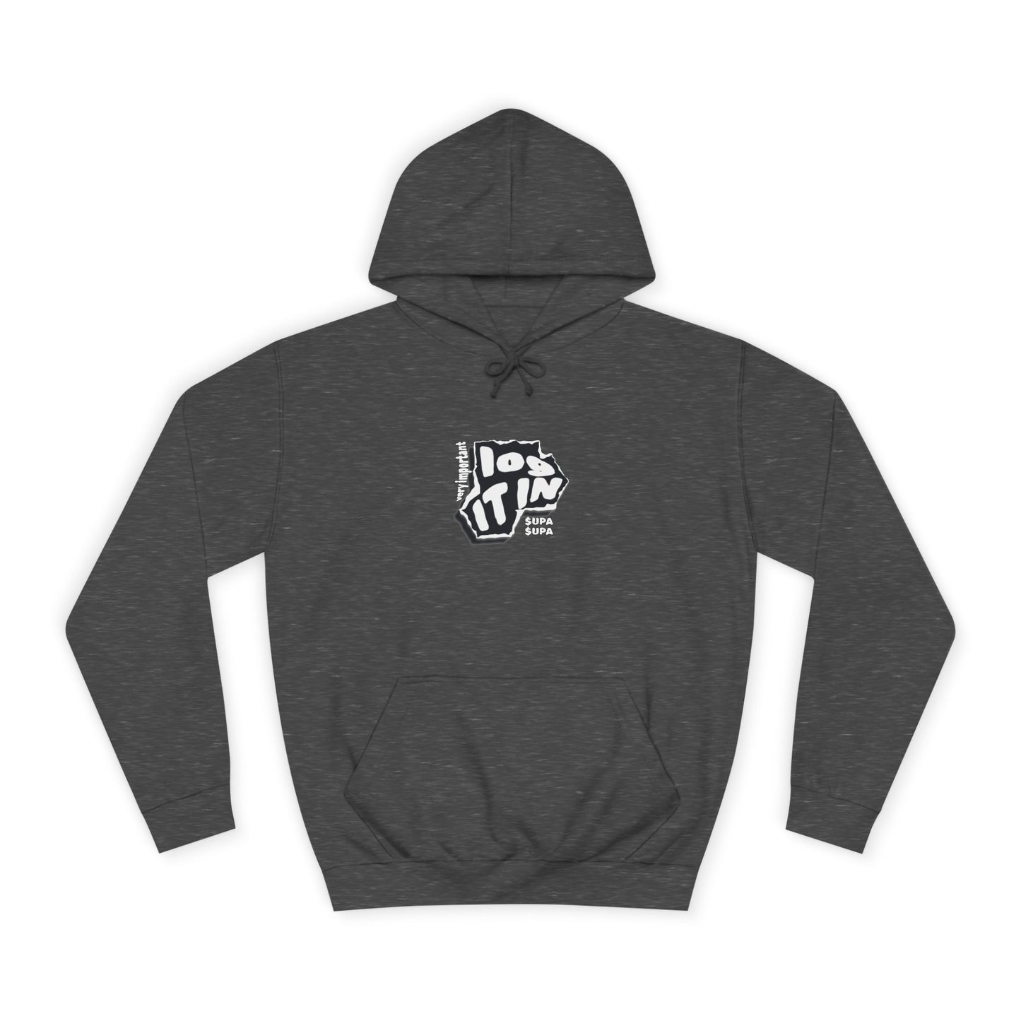 Unisex Log it in Hoodie with Graphic Design, Casual Wear, Trendy Apparel, perfect gift, Streetwear Style