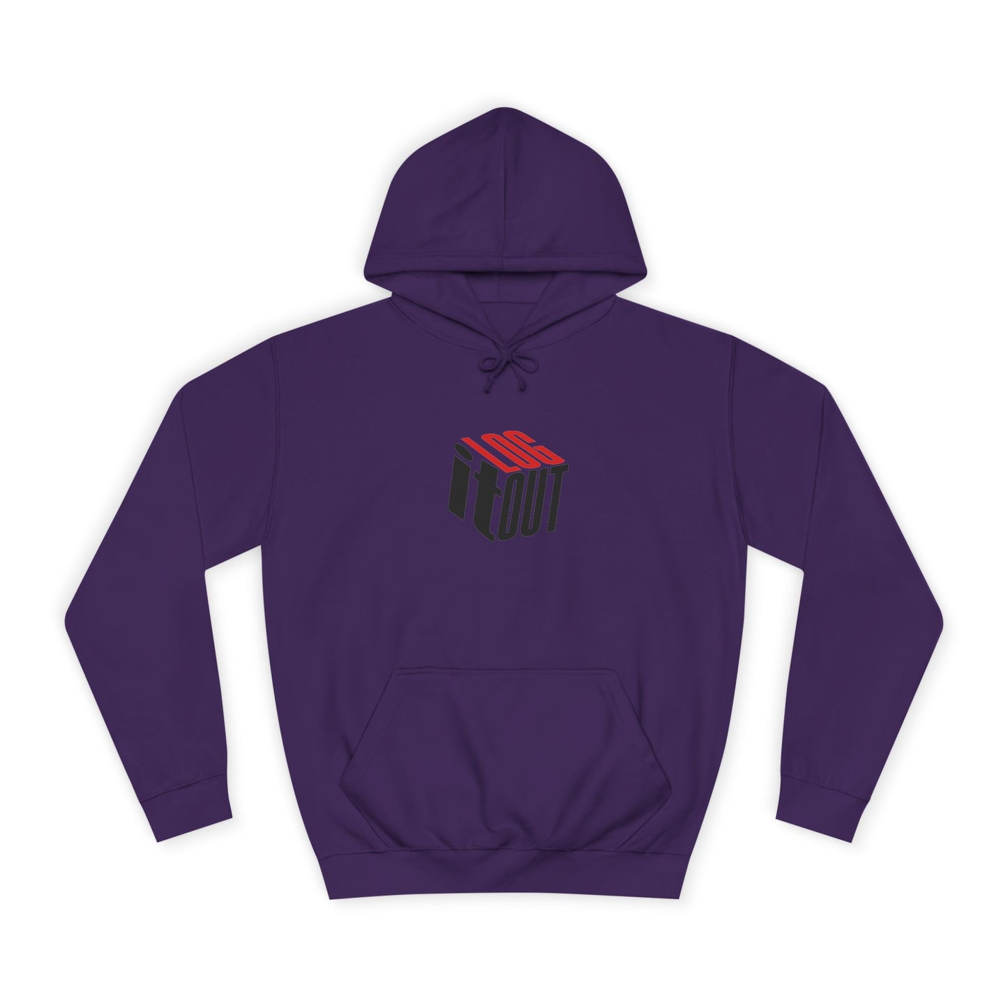 Stylish Unisex Log it out Hoodie with Trendy Graphic, Casual Wear, Cozy Gift, Fun Hoodie for Everyday Use,