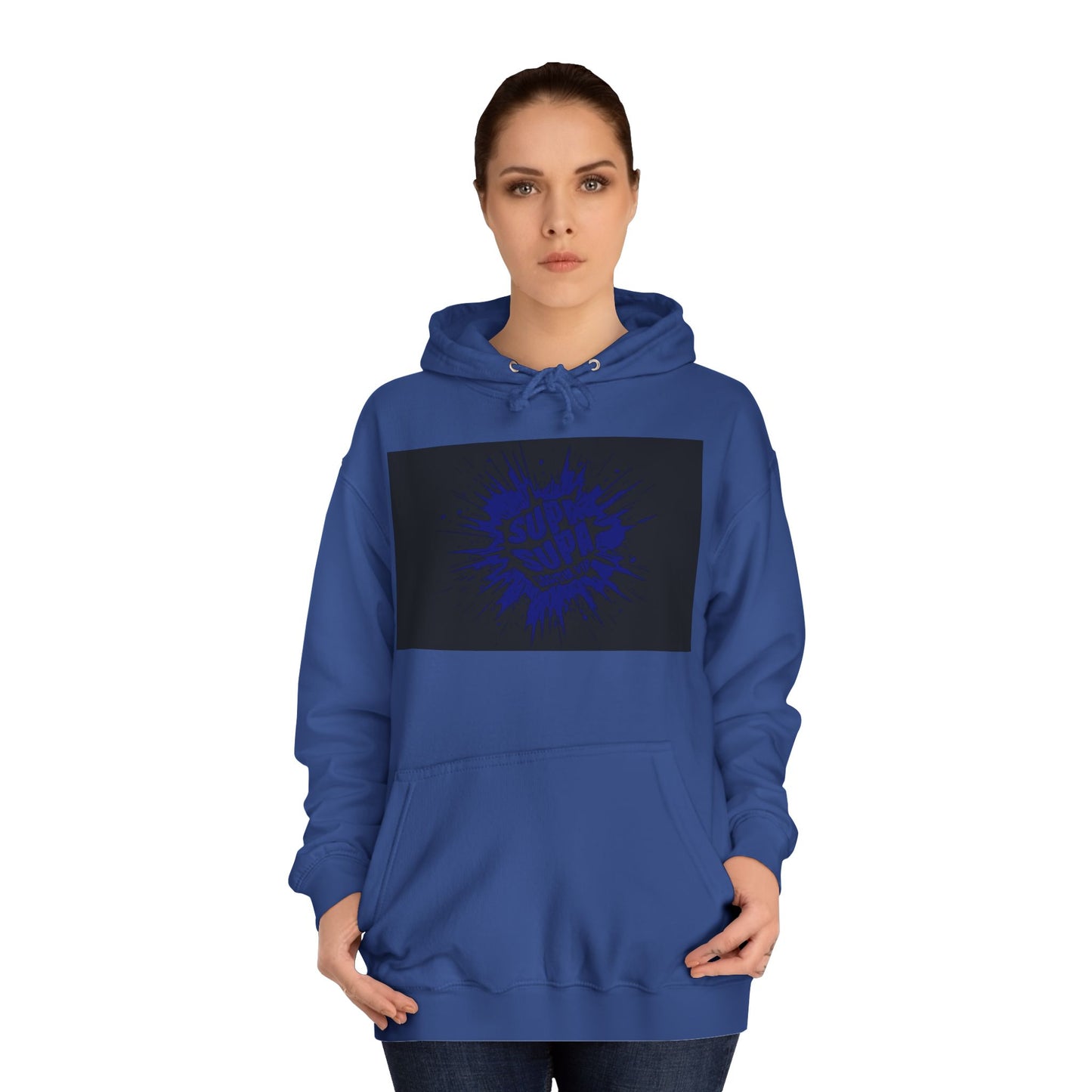 Unisex Supa Supa Hoodie with Bold Graphic Design, Comfortable Casual Wear, Ideal for Everyday, Perfect for Gifting, Spring and Fall Fashion
