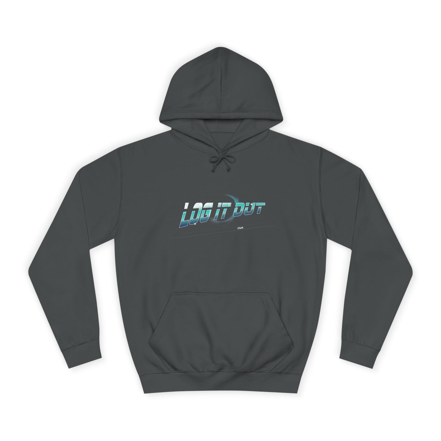 Unisex 'log it out' Hoodie with Retro Style, Ideal for Everyday Wear, Perfect for trendy wear,Gift for Friends