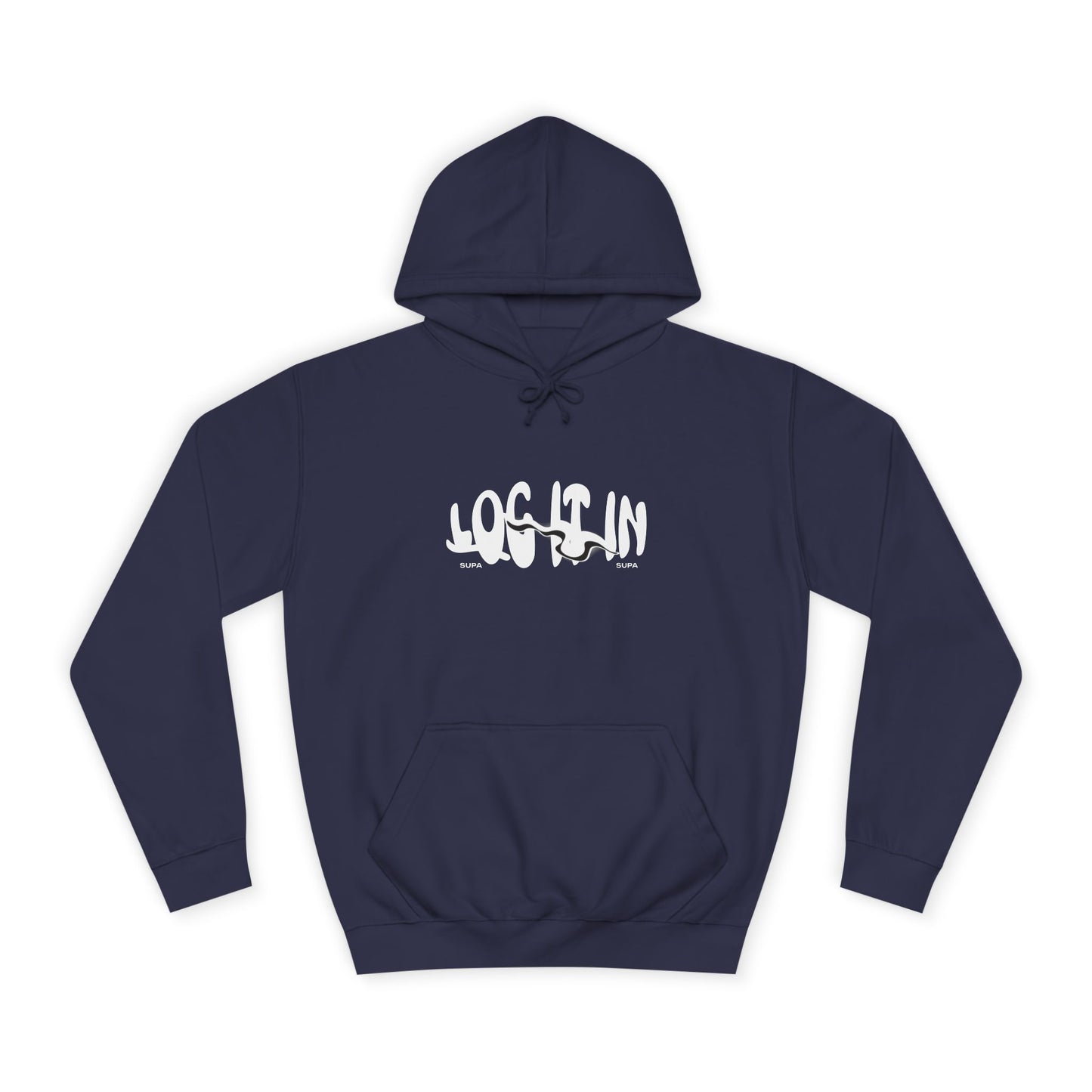 Minimalist Unisex Log it in Hoodie with Design
