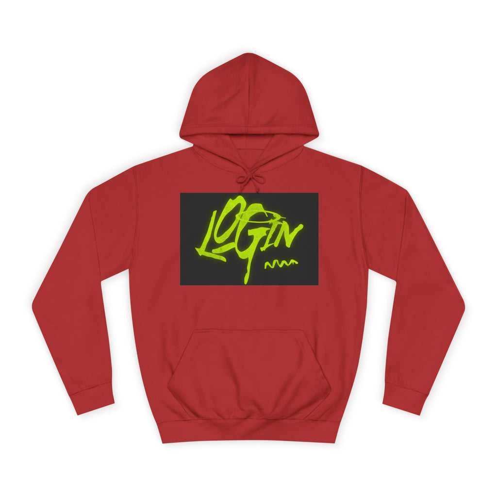Trendy Unisex Hoodie - 'LOGIN' Graphic Design