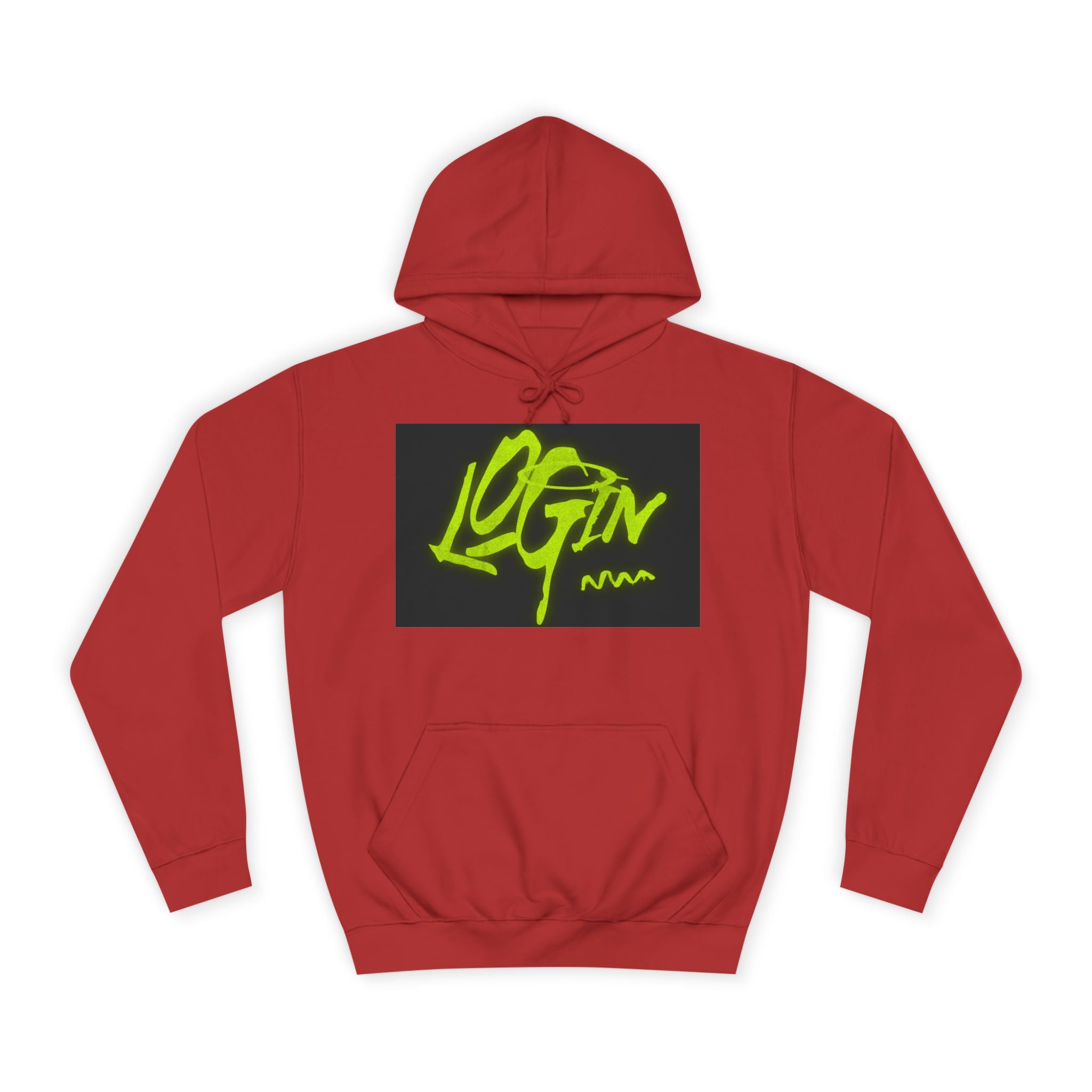 Trendy Unisex Hoodie - 'LOGIN' Graphic Design