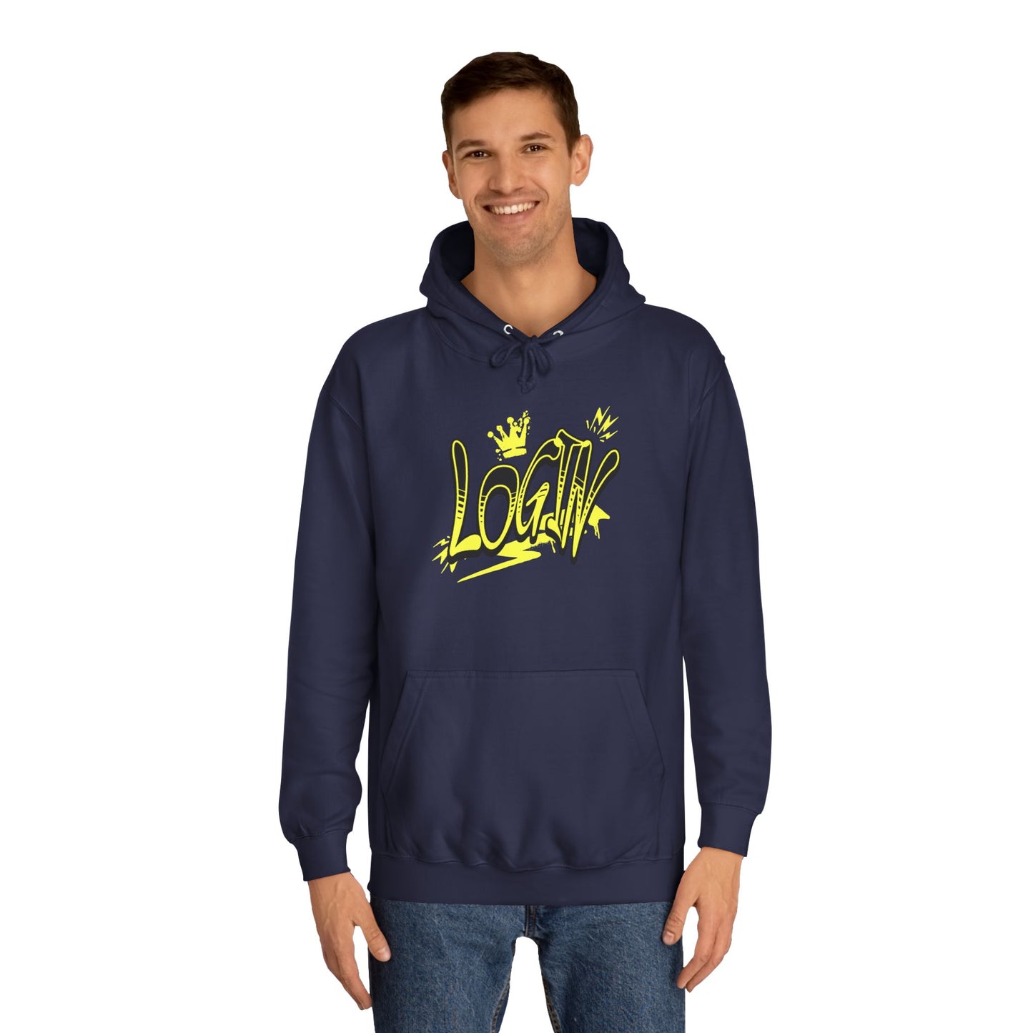 Unisex Hoodie - Bold 'LOGIN' Graphic