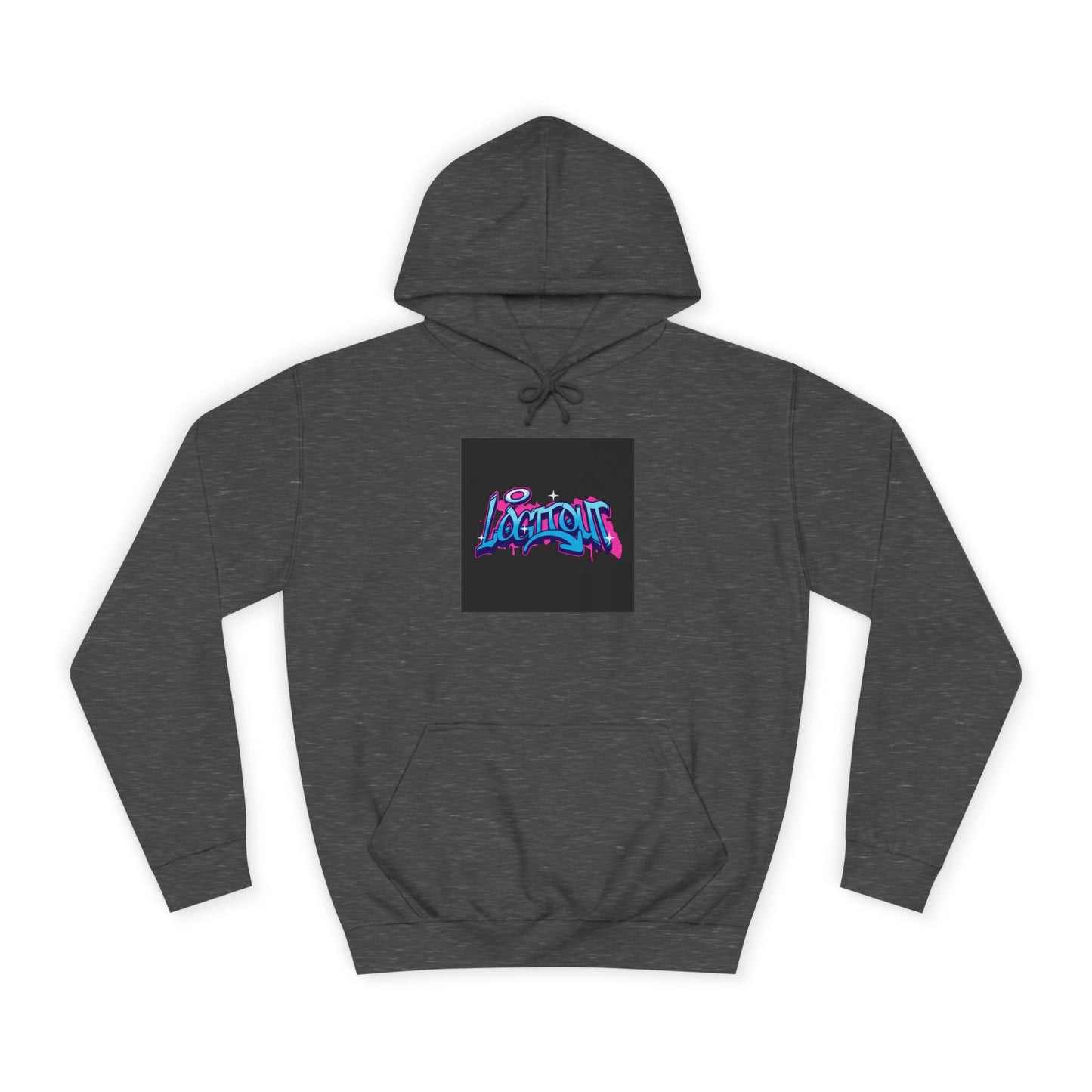 Unisex Hoodie with Colorful Graffiti Design - Trendy Streetwear, Perfect for Life, Gift, Casual Wear