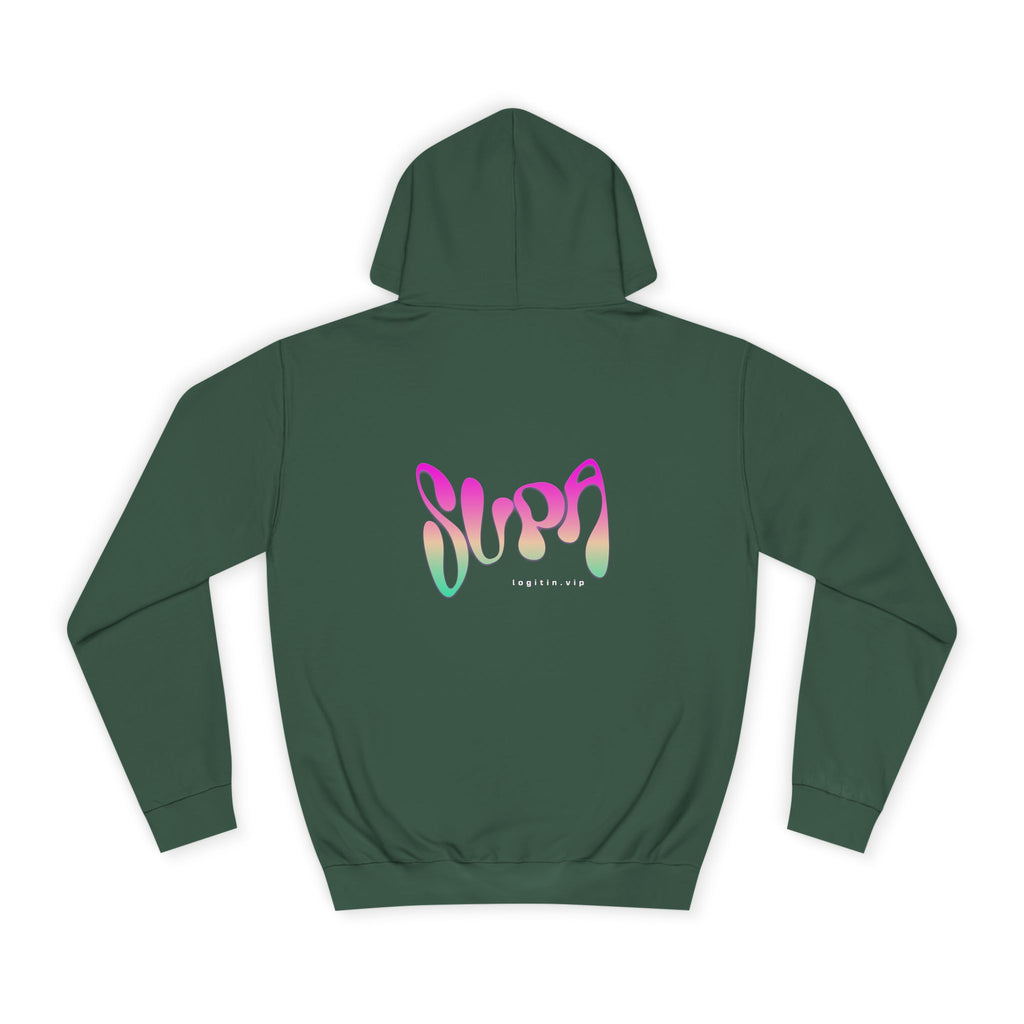 Colorful Unisex Supa Hoodie, Stylish Sweatshirt, Cozy Apparel, Gift, Trendy wear, Motivational Fashion