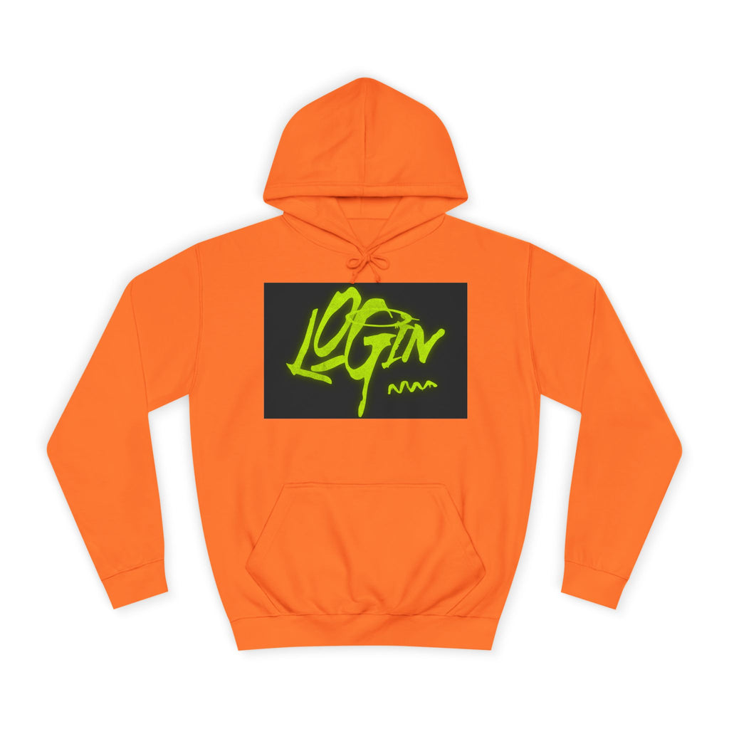 Trendy Unisex Hoodie - 'LOGIN' Graphic Design