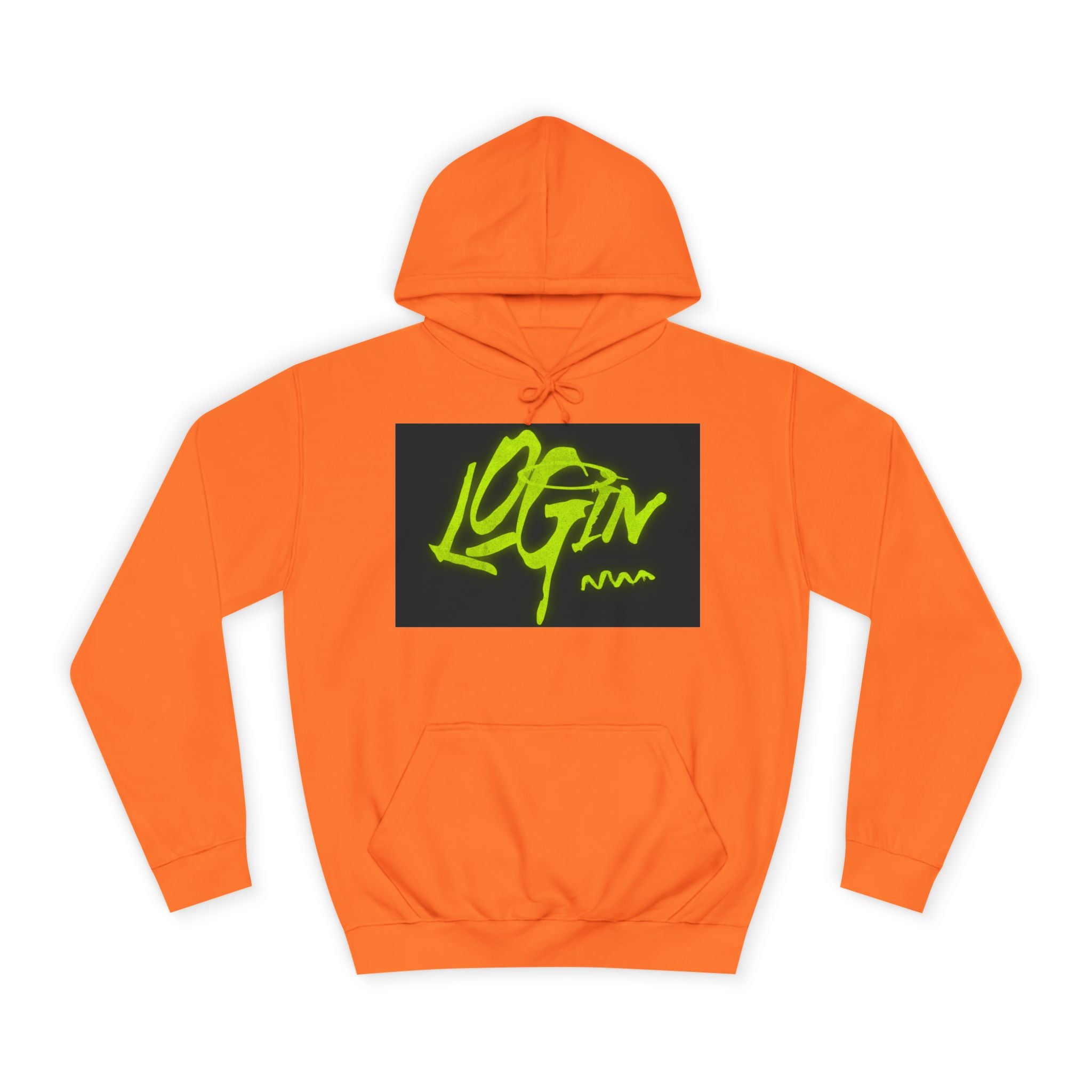 Trendy Unisex Hoodie - 'LOGIN' Graphic Design