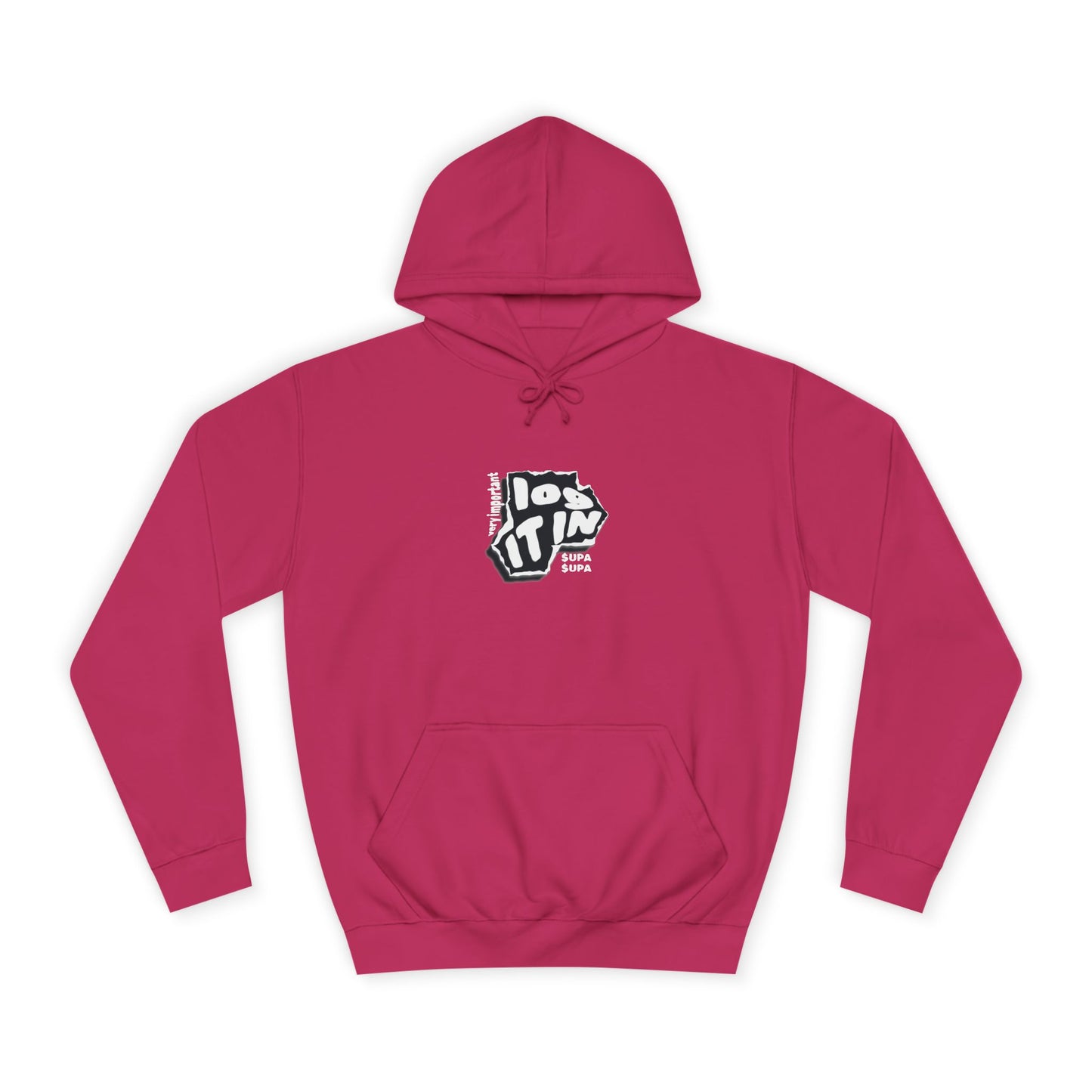 Unisex Log it in Hoodie with Graphic Design, Casual Wear, Trendy Apparel, perfect gift, Streetwear Style