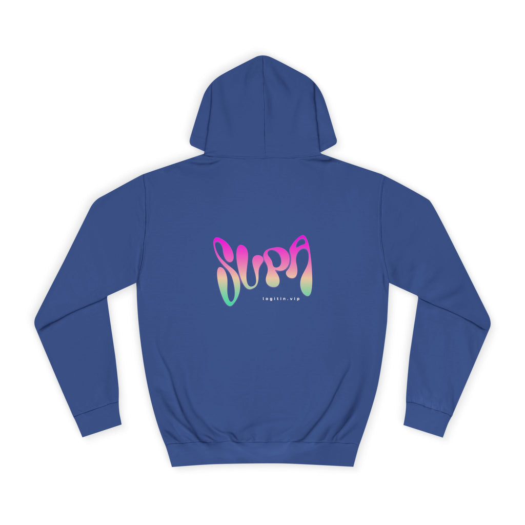 Colorful Unisex Supa Hoodie, Stylish Sweatshirt, Cozy Apparel, Gift, Trendy wear, Motivational Fashion