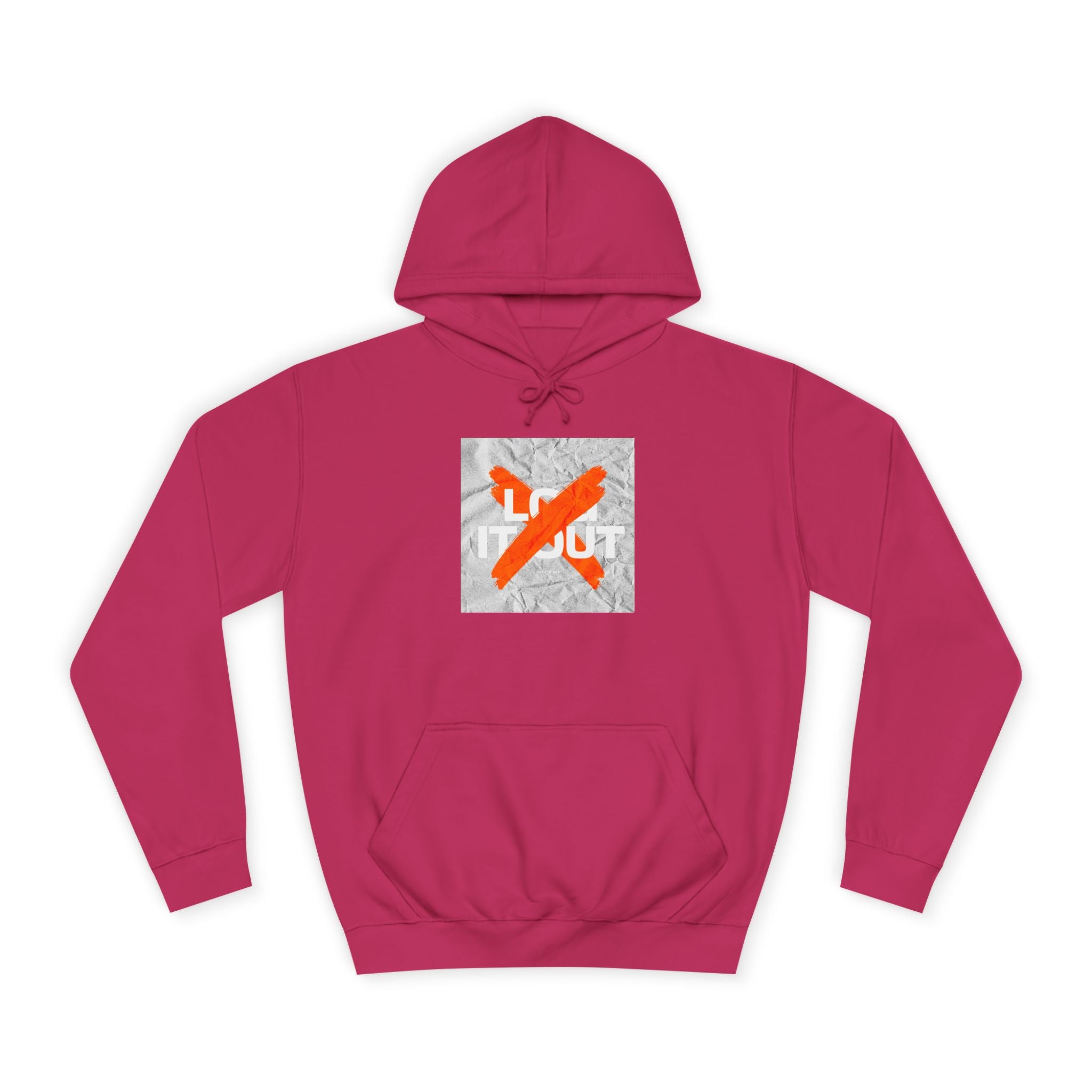 Trendy Unisex Hoodie - Stylish Graphic Sweatshirt, Casual Wear, Gifts, and Everyday Comfort - 'Log it Out' Design