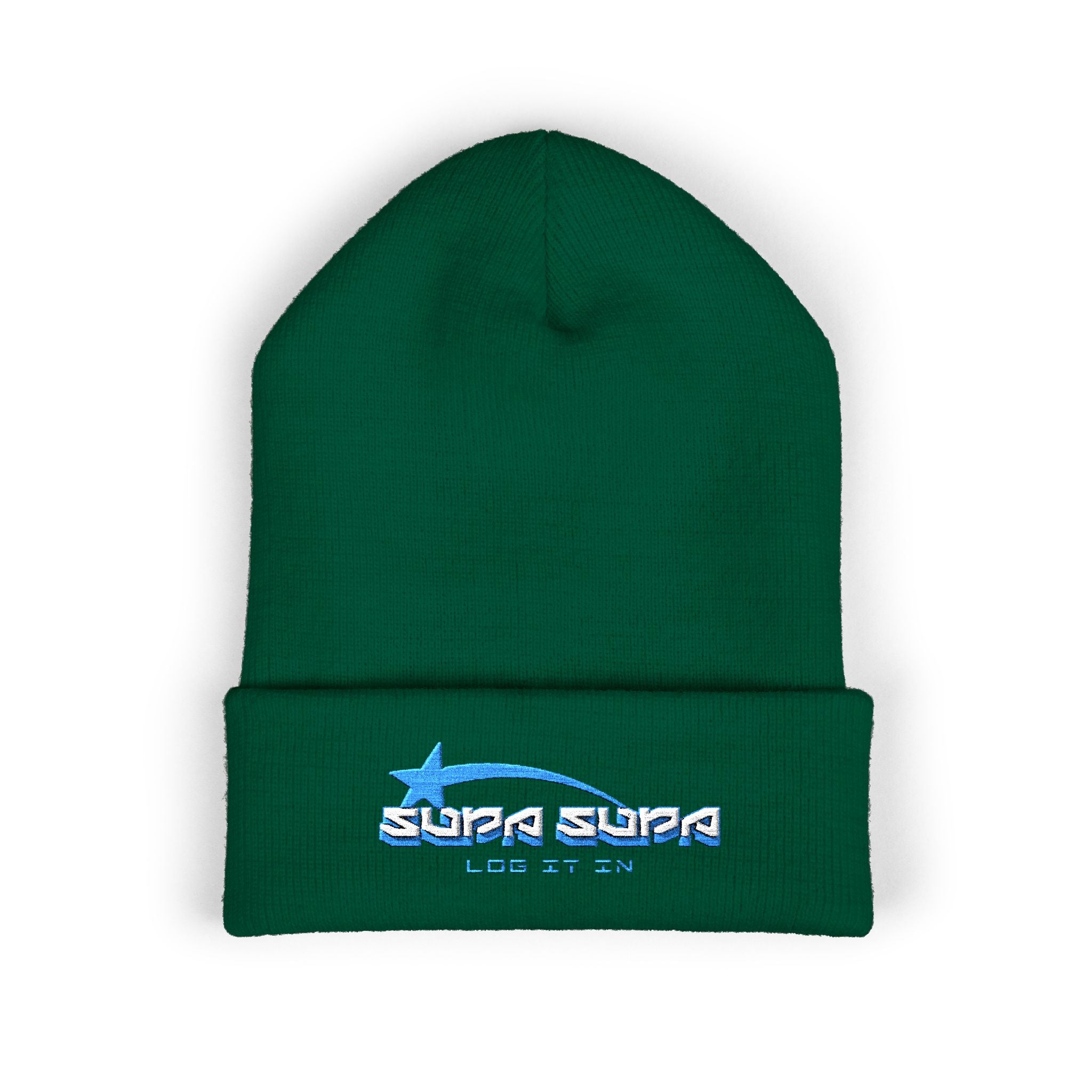 "Supa Supa" Classic Cuffed Beanie (Embroidery)