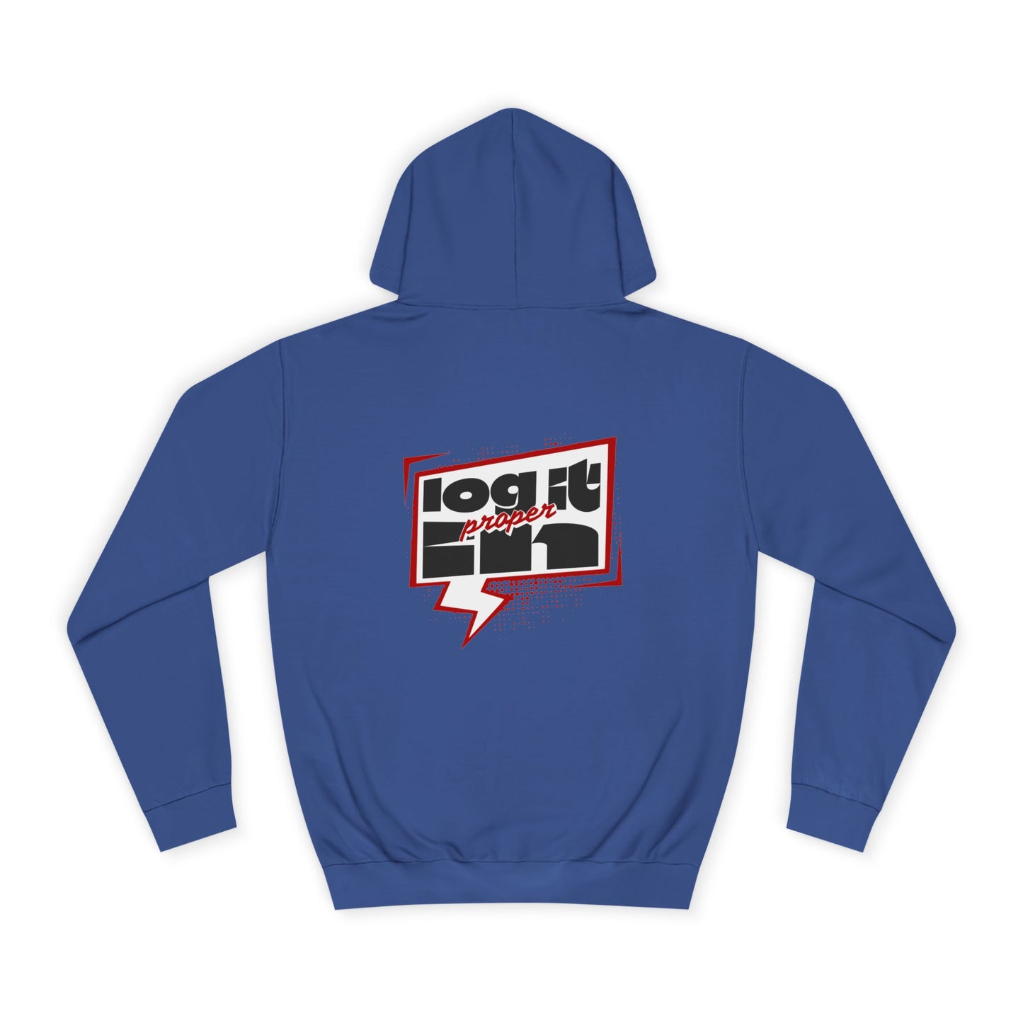 Unisex Log it in Hoodie - Casual Streetwear, College Apparel, Gift, Comfortable Hoodie, Unique Graphic Sweatshirt