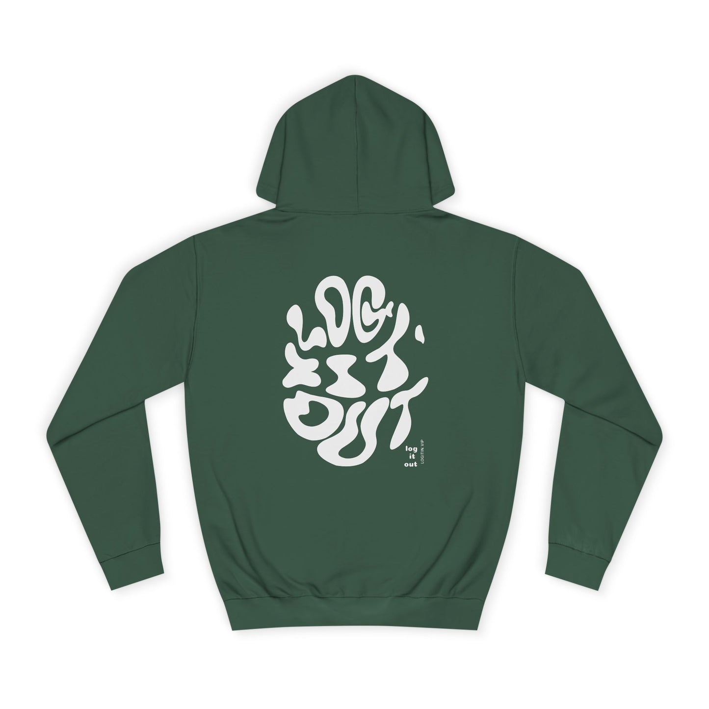 Unisex LOG IT OUT Hoodie | Cozy, Stylish Sweatshirt for Everyday | Perfect for Trendy Life Style,Gift Ideas, Casual Wear
