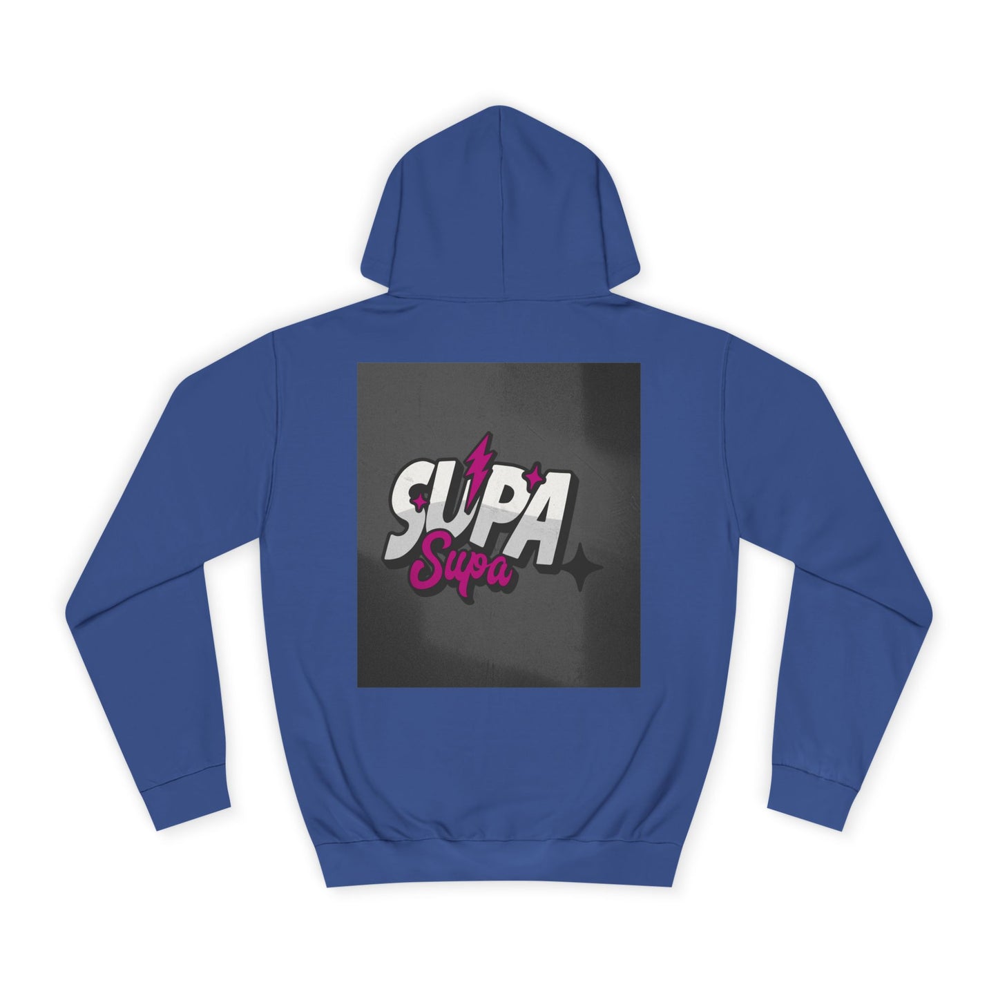 Trendy Unisex Hoodie with Fun 'Supa' Design, Cozy Streetwear, Perfect for Students, Gifts,