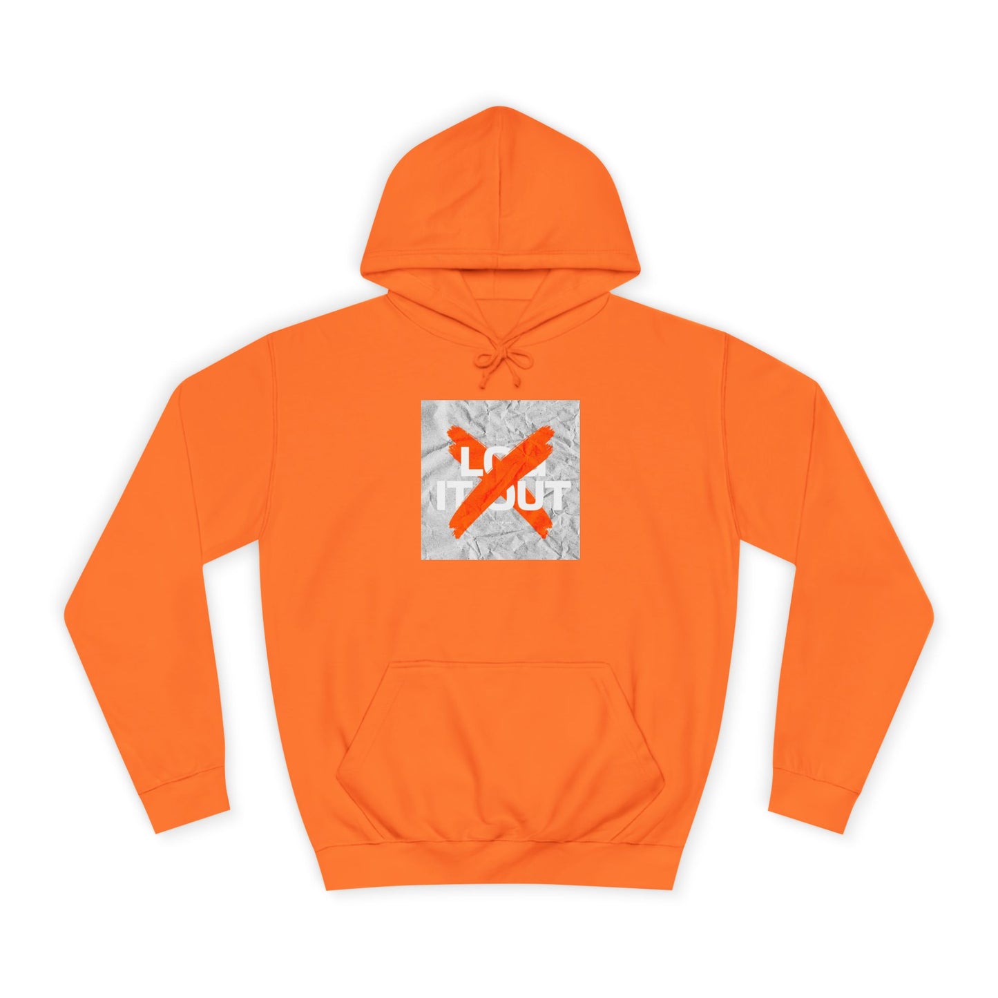 Trendy Unisex Hoodie - Stylish Graphic Sweatshirt, Casual Wear, Gifts, and Everyday Comfort - 'Log it Out' Design