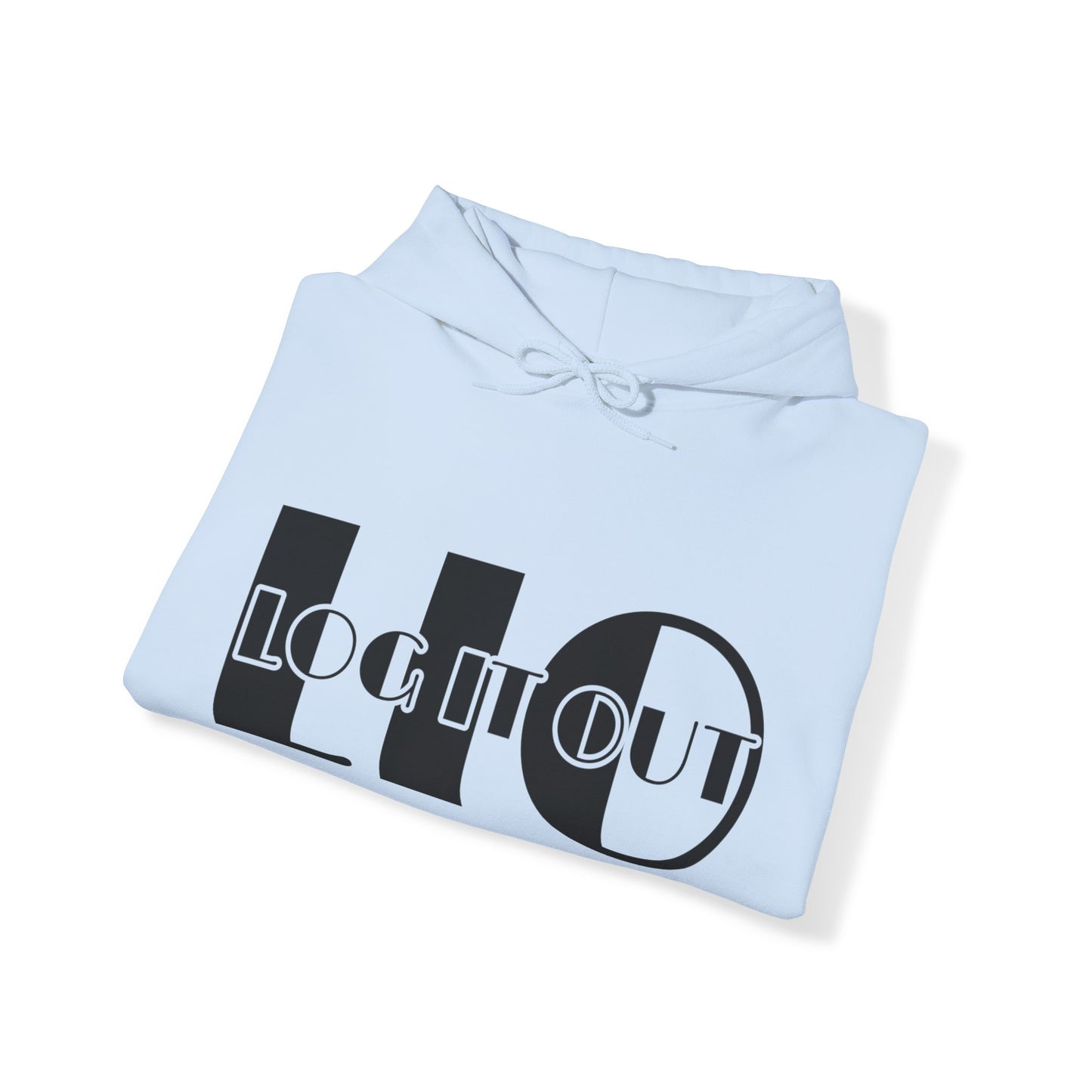 Log it out Unisex Heavy Blend™ Hooded Sweatshirt