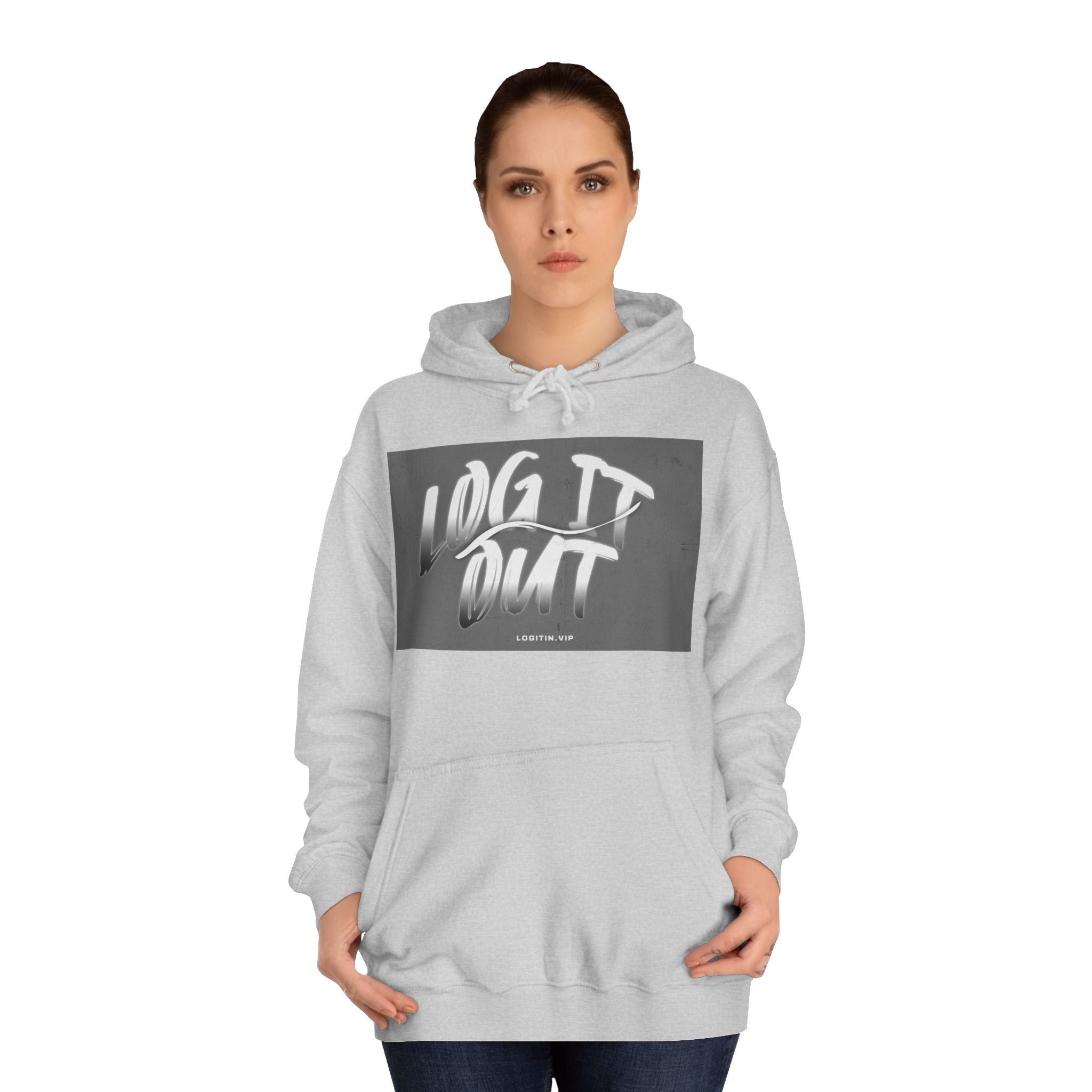 Stylish Unisex log it out Hoodie | Casual Wear, Trendy Design, Perfect Gift, Daily Comfort, College Apparel