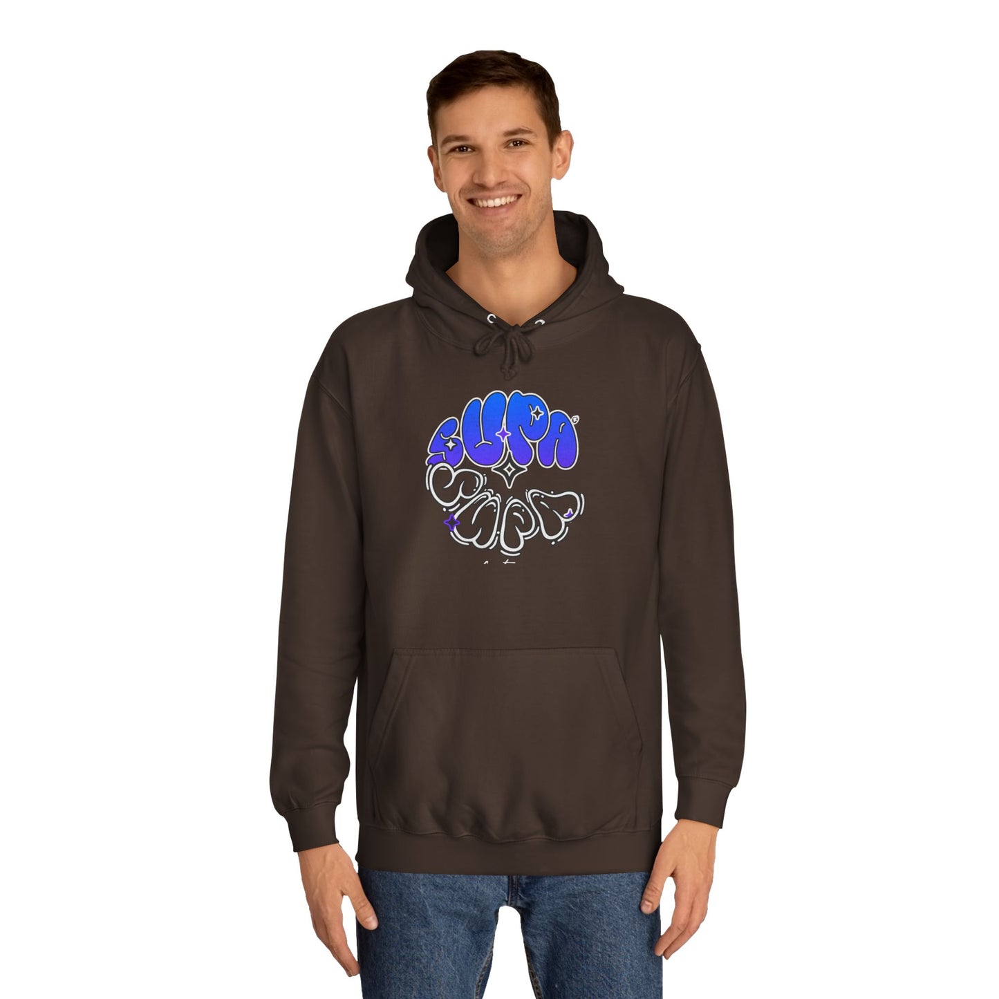 Unisex Supa Supa Streetwear Hoodie, Casual Art Hoodie, Life Apparel, Stylish Unisex Pullover, Hipster Hoodie Gift