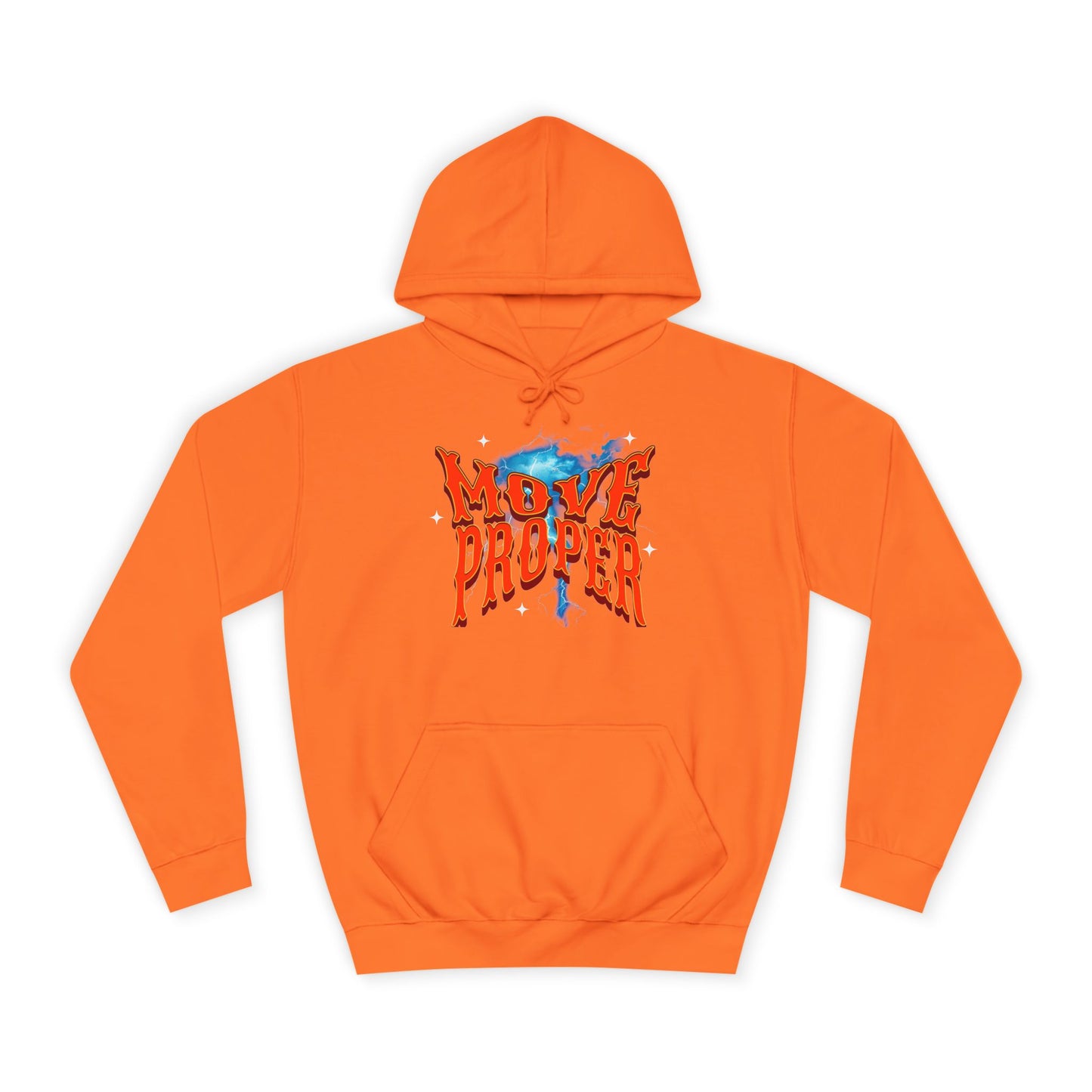 Unisex Hoodie - Move Proper Graphic, Trendy Casual Wear