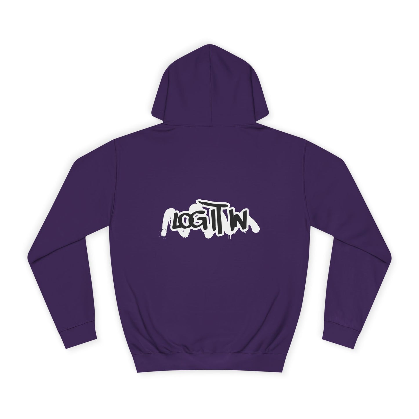 Unisex Log it in  Hoodie with Trendy Graphic, Stylish Casual Wear, Gift, Apparel, Cozy Sweatshirt for Every Occasion