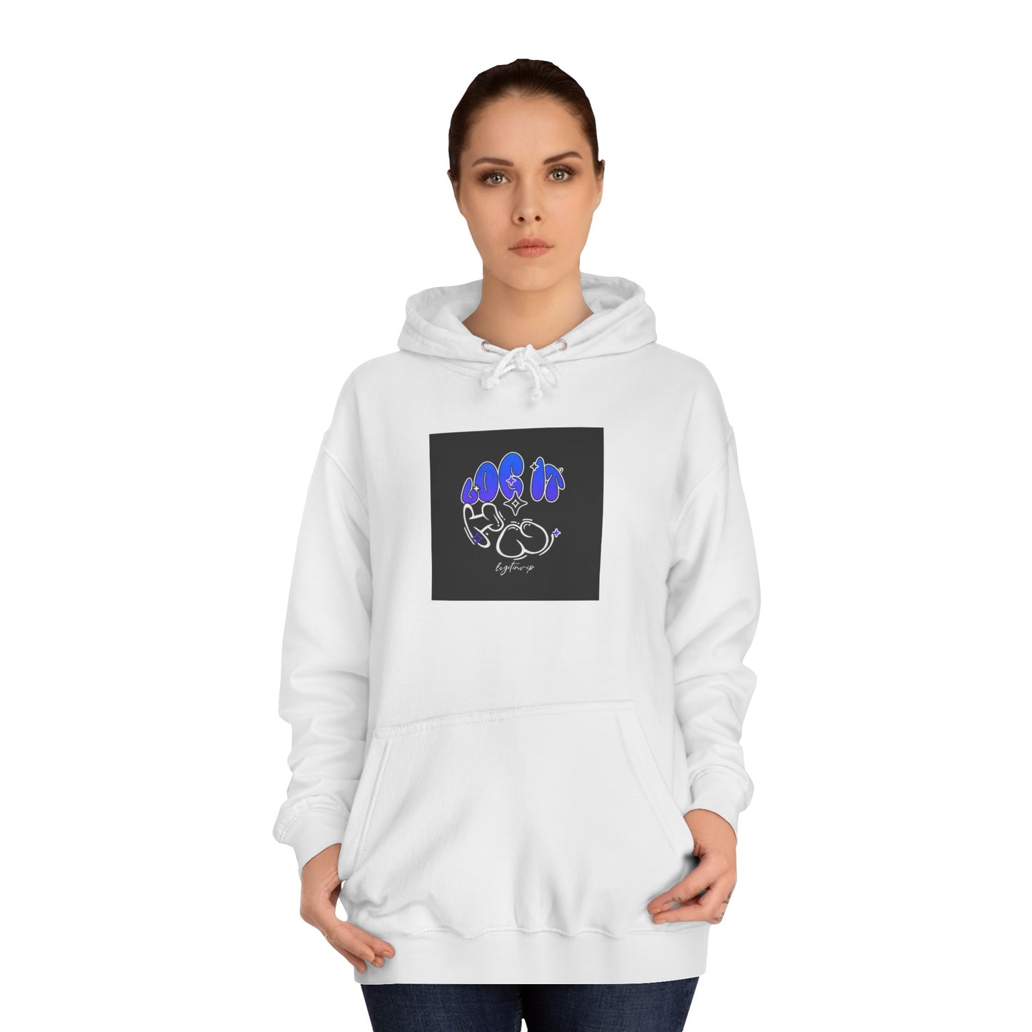 Unisex Log it in Hoodie with Colorful Designs, Cozy Sweatshirt,Trendy Gift for Casual Wear