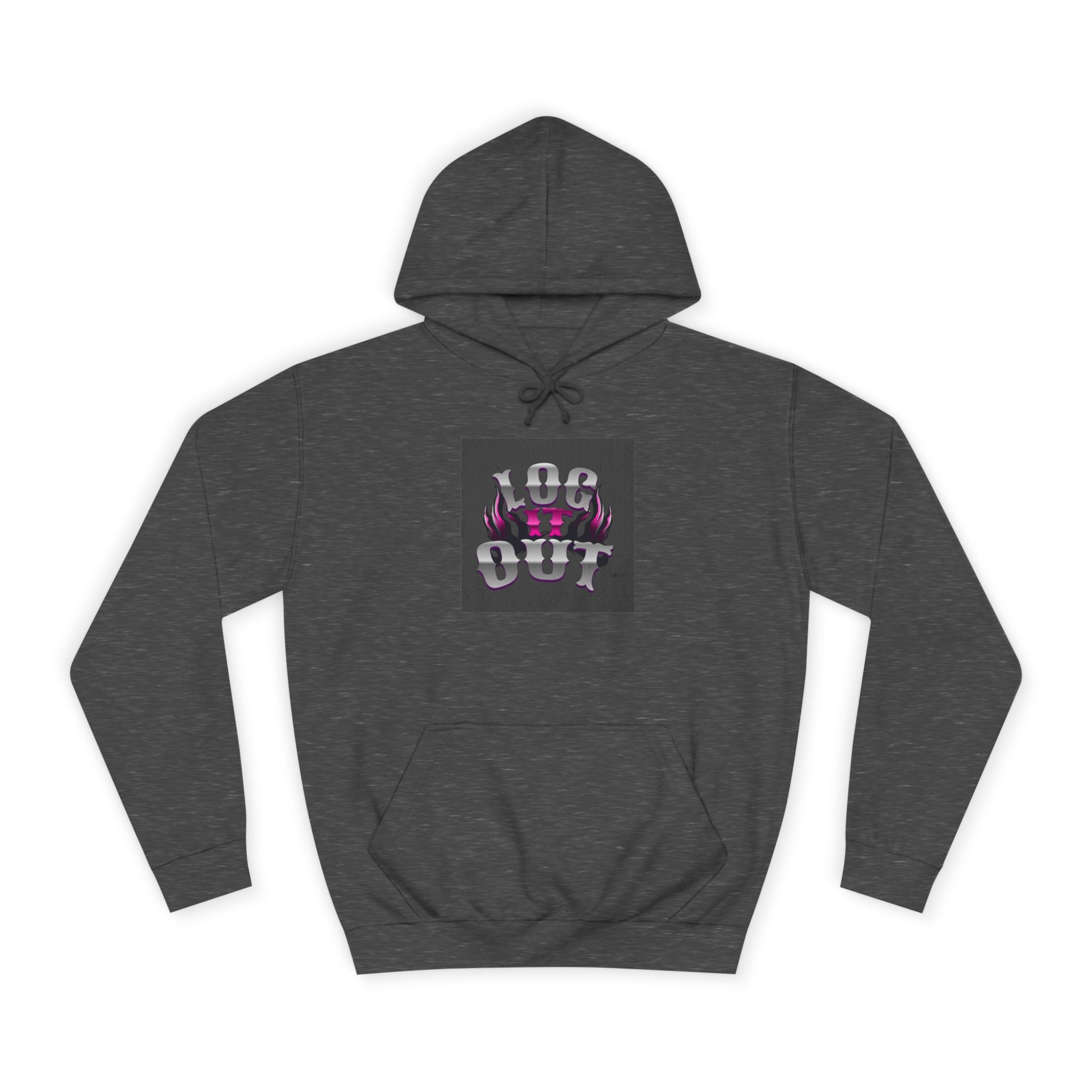 Cool Unisex Log it out Hoodie, Perfect for Any one, Trendy Custom Apparel, Casual Wear, Gift, Streetwear Style
