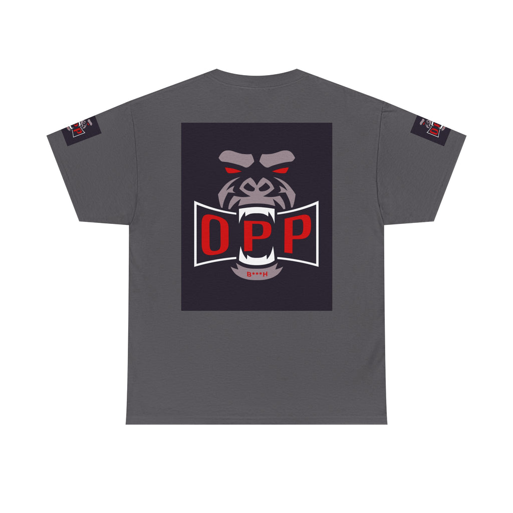 Gorilla OPP Graphic Tee — Bold Red & Black Urban Streetwear Shirt