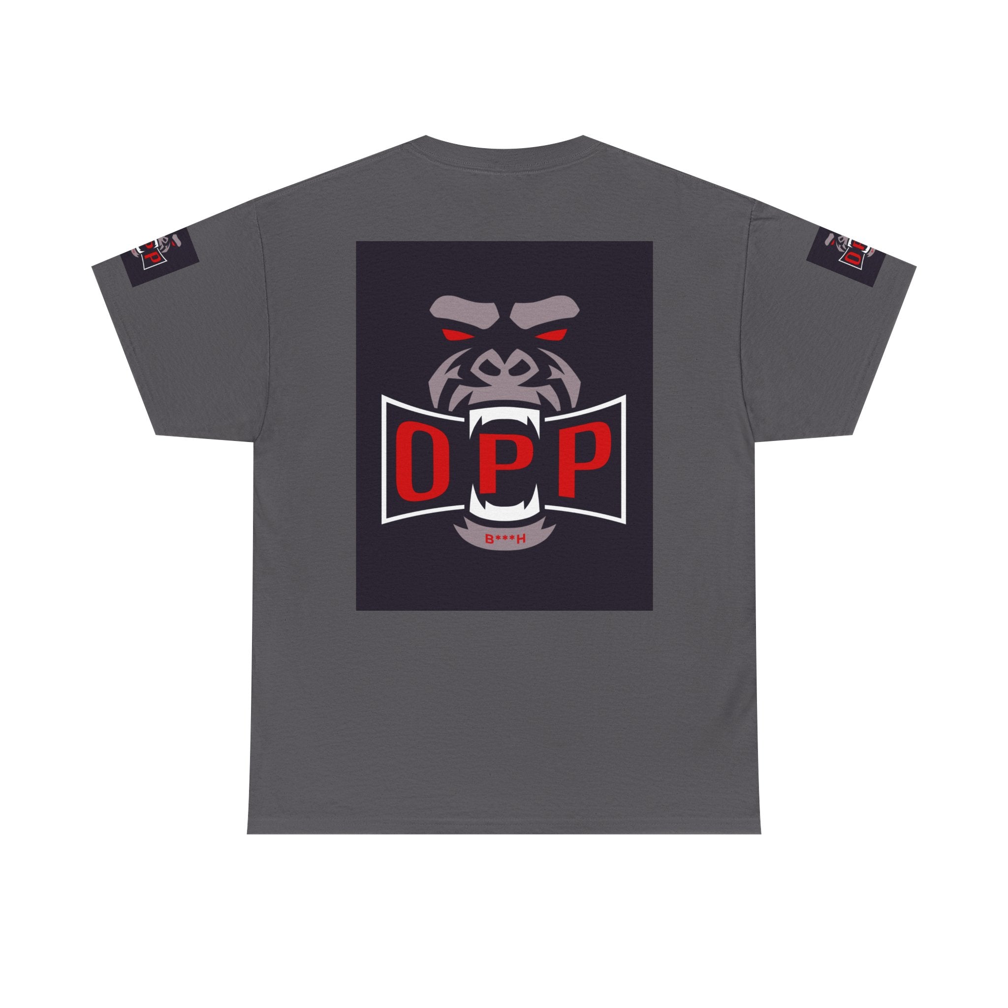 Gorilla OPP Graphic Tee — Bold Red & Black Urban Streetwear Shirt