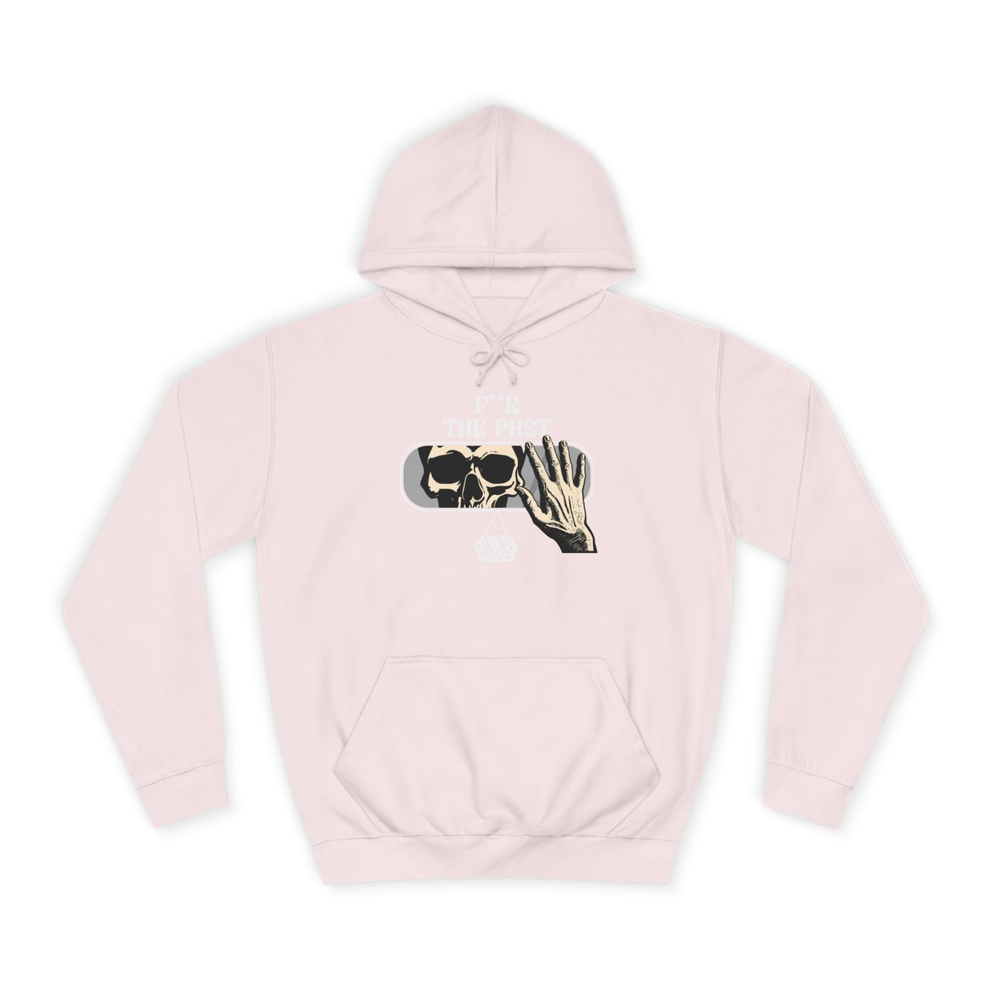 Unisex Hoodie with Bold Message - "F*k The Past" - Casual Wear, Gifts for Graduates, Unique Streetwear, Motivational Apparel