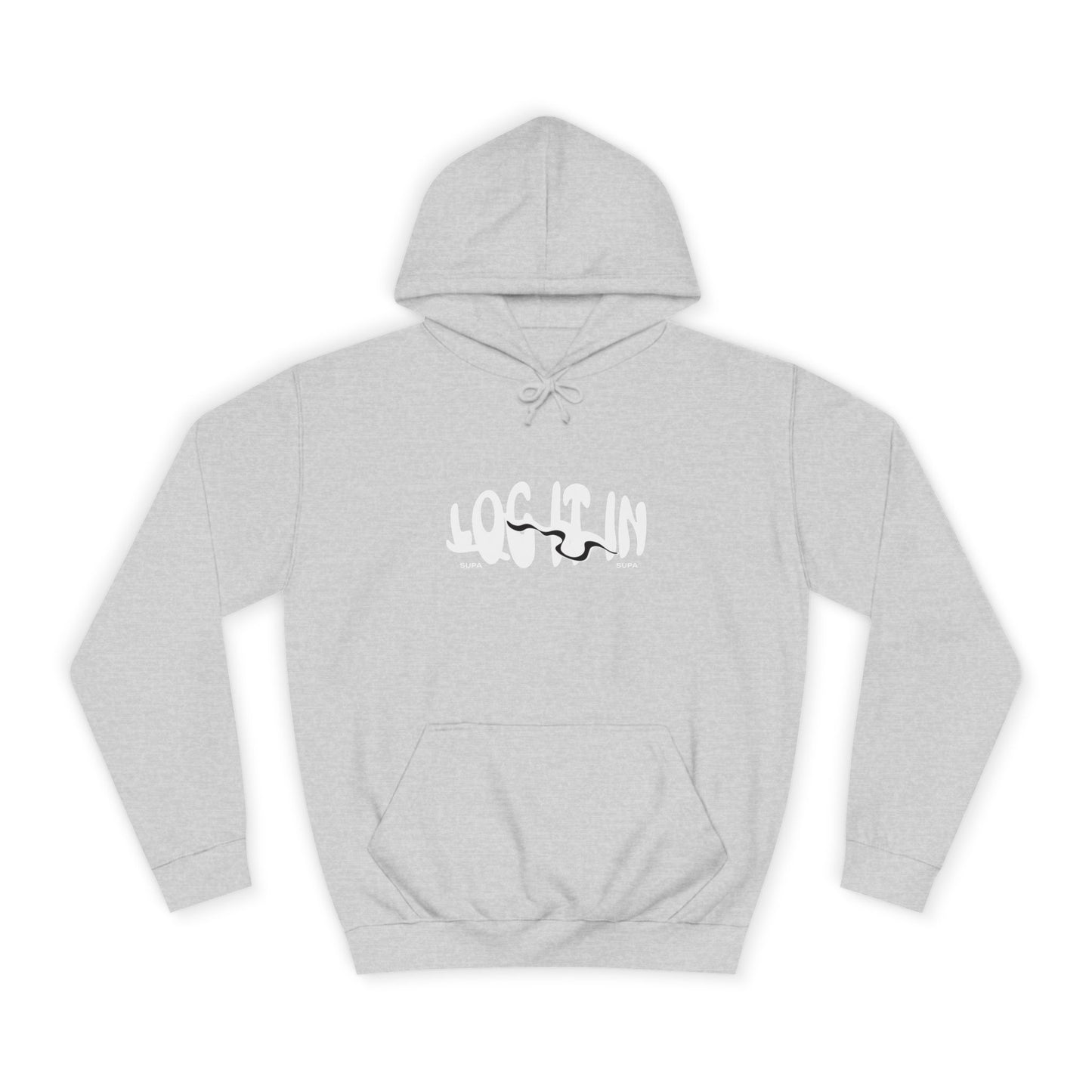 Minimalist Unisex Log it in Hoodie with Design