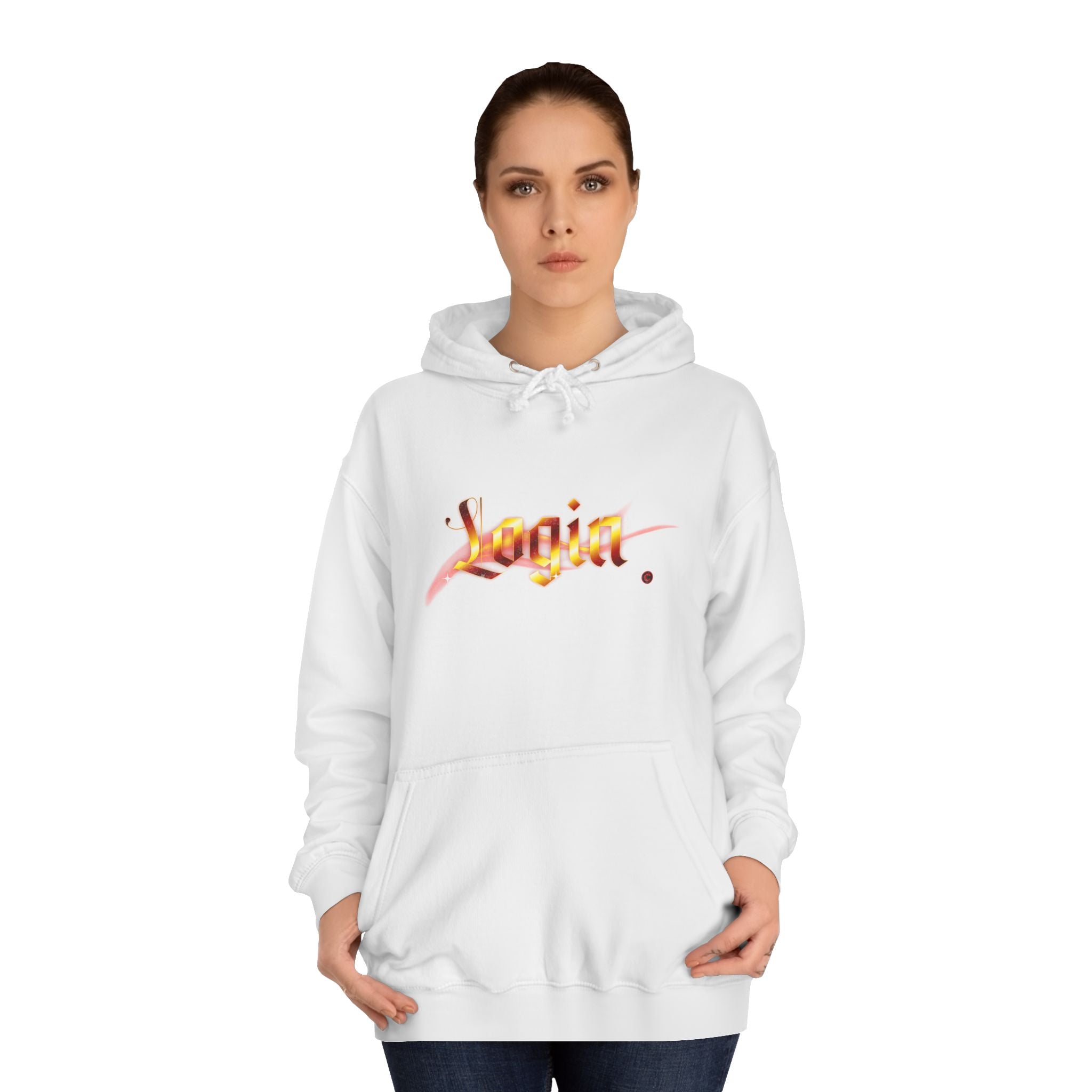 Aesthetic 'Login' Unisex Hoodie, Cozy Trendy Wear, Gift for Any One, Warm Casual Style, Trendy Hoodie