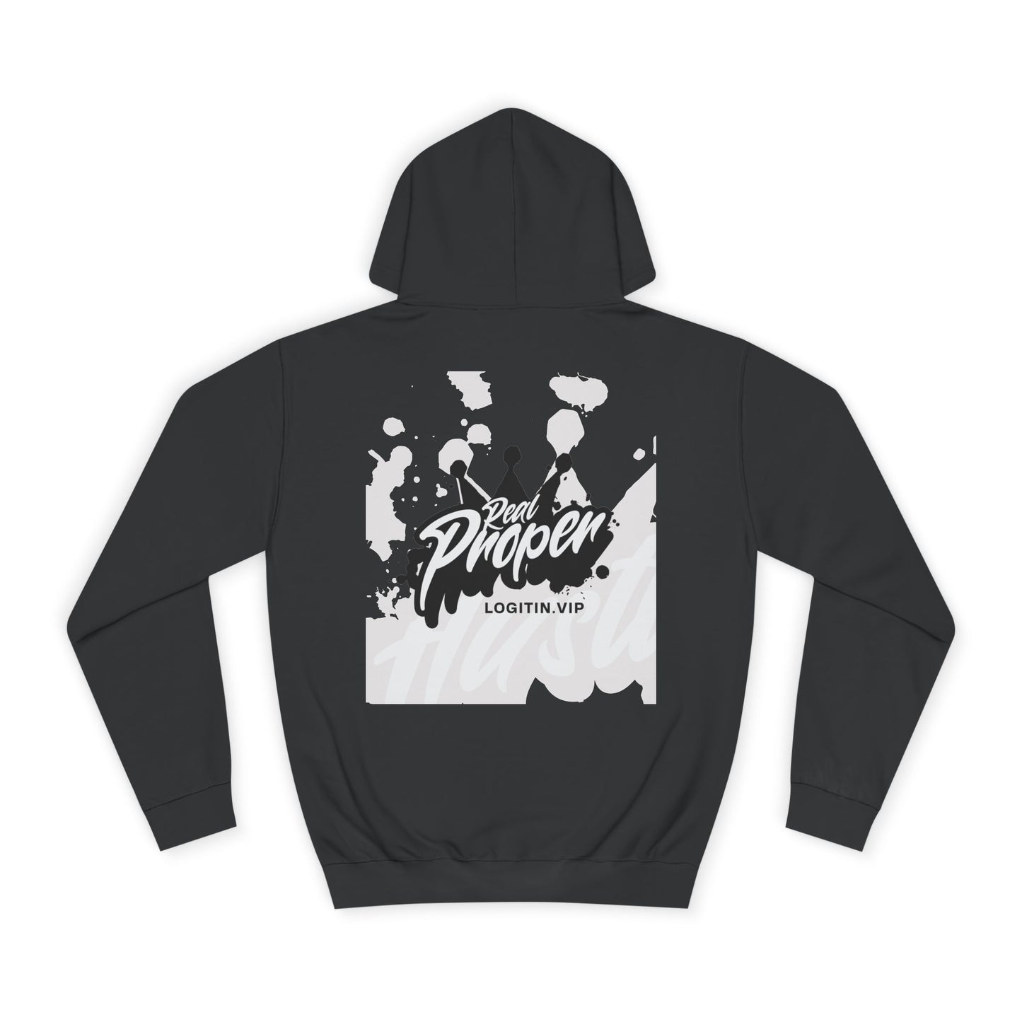 Unisex Hoodie with 'Real Proper' Design | Stylish Casual wear ,Events, Lounge, Gift Idea