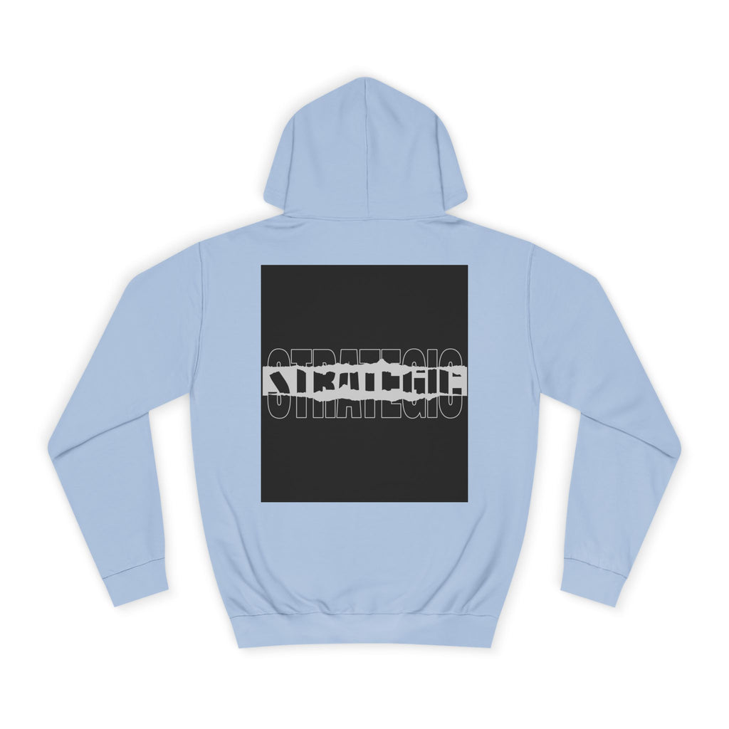 Unisex Hoodie with Strategic Print, Casual Sweatshirt,Gift, Trendy Apparel, Everyday Wear