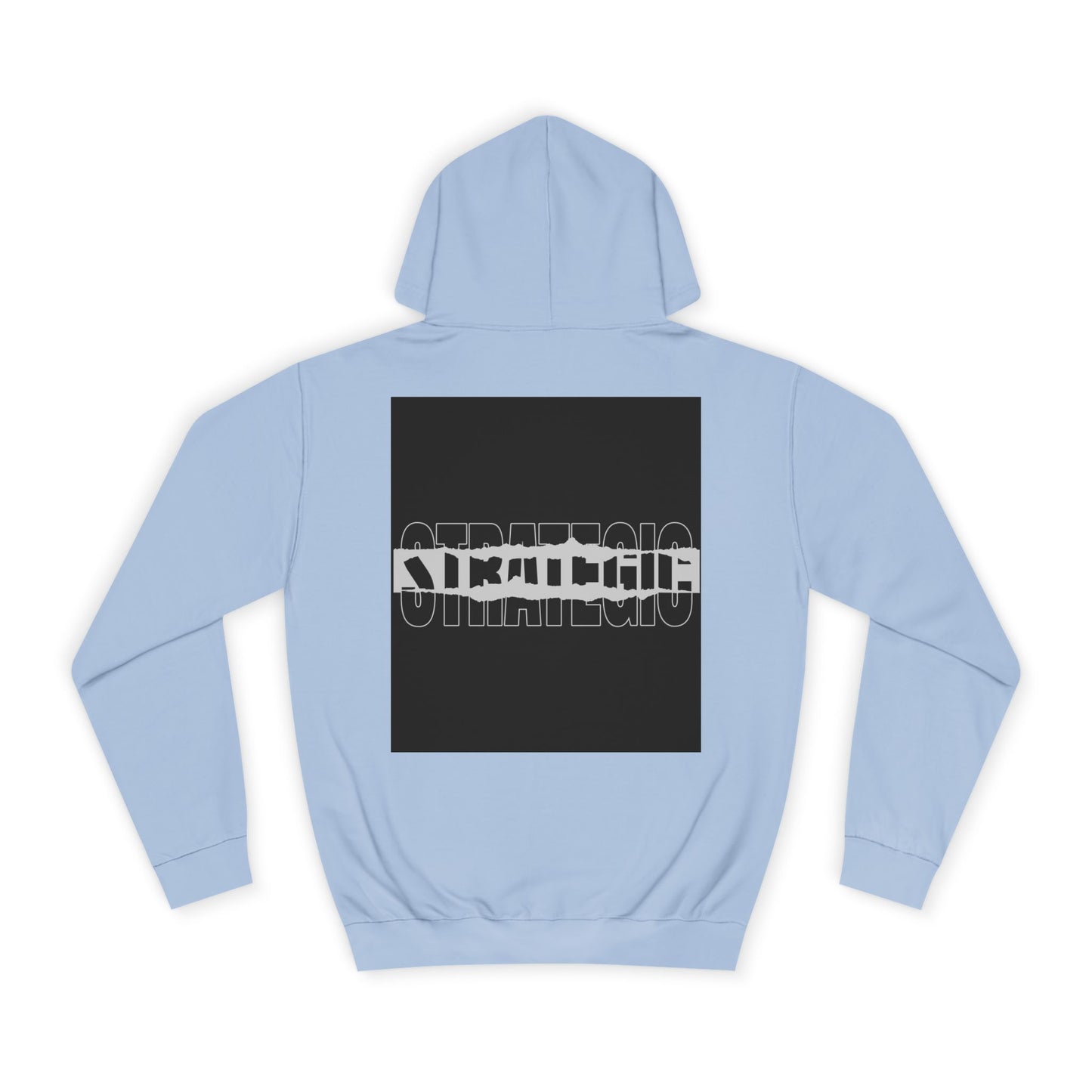 Unisex Hoodie with Strategic Print, Casual Sweatshirt,Gift, Trendy Apparel, Everyday Wear