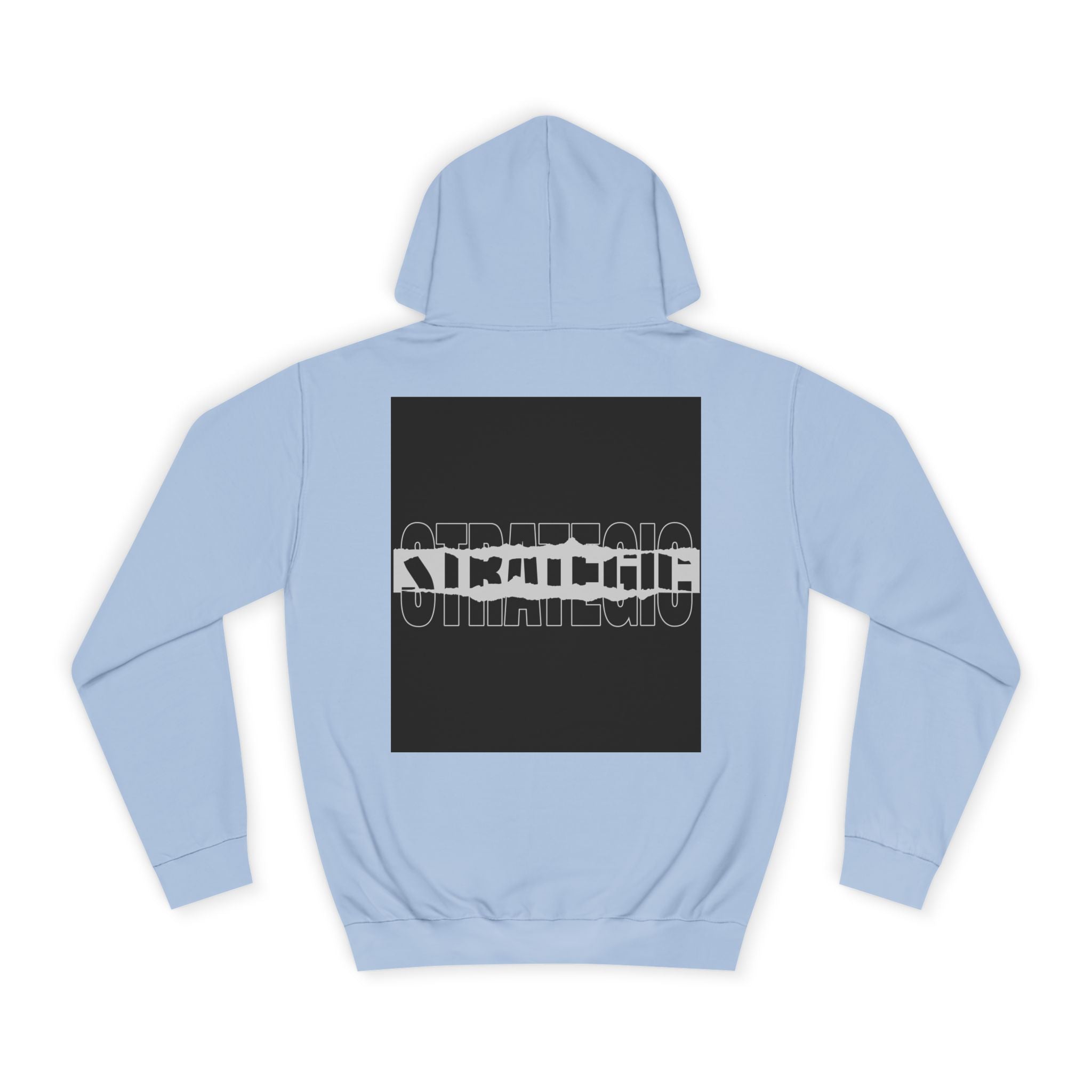 Unisex Hoodie with Strategic Print, Casual Sweatshirt,Gift, Trendy Apparel, Everyday Wear