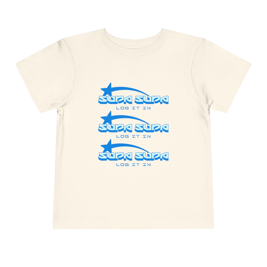 Toddler Tee — Blue Star 'Supa Supa' Graphic Shirt