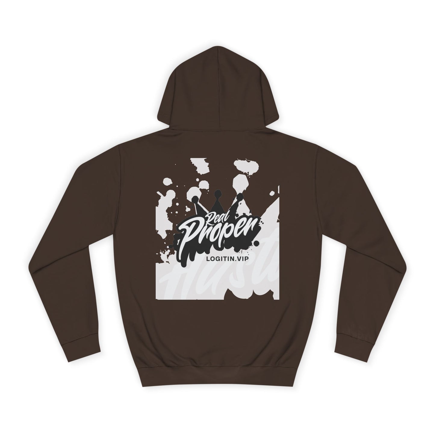 Unisex Hoodie with 'Real Proper' Design | Stylish Casual wear ,Events, Lounge, Gift Idea