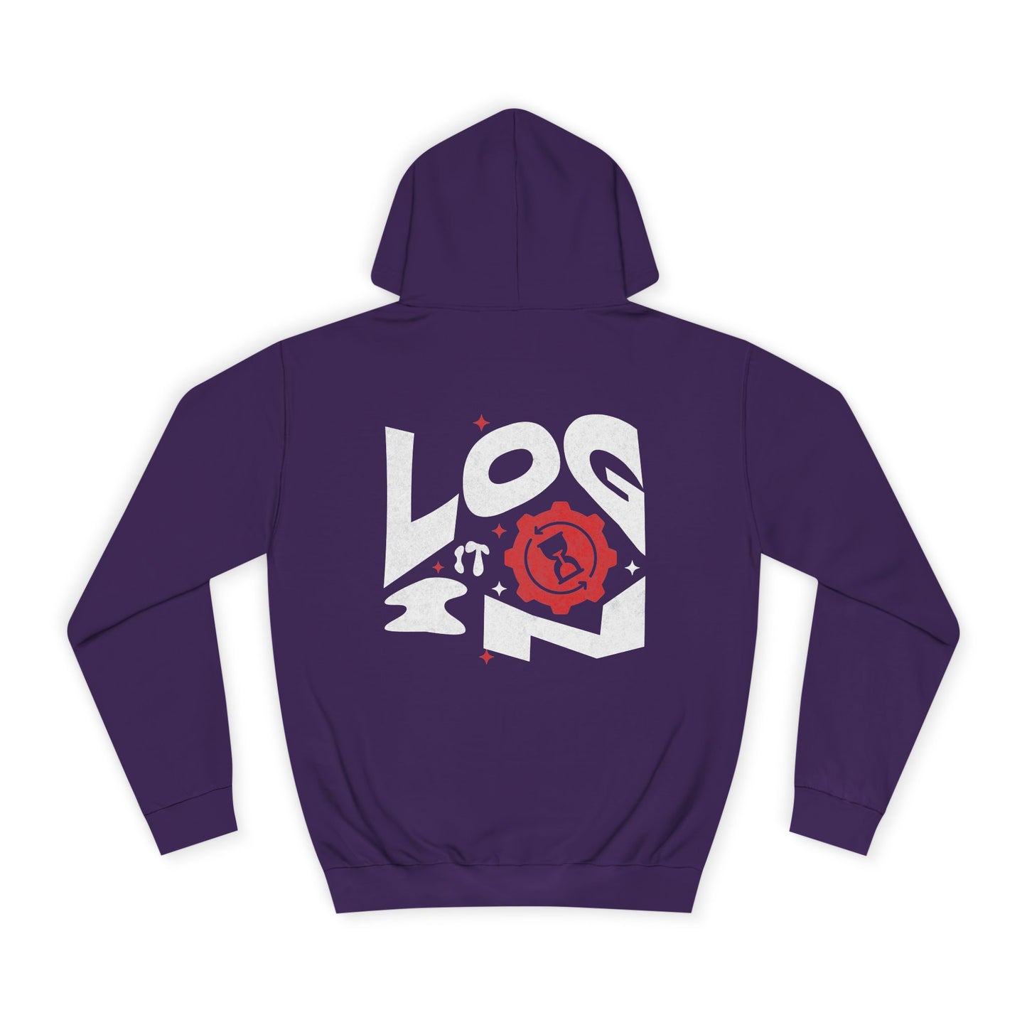 Stylish Log it in Hoodie, Cozy Athletic Wear, Graphic Hoodie, Trendy Apparel, Perfect for Life