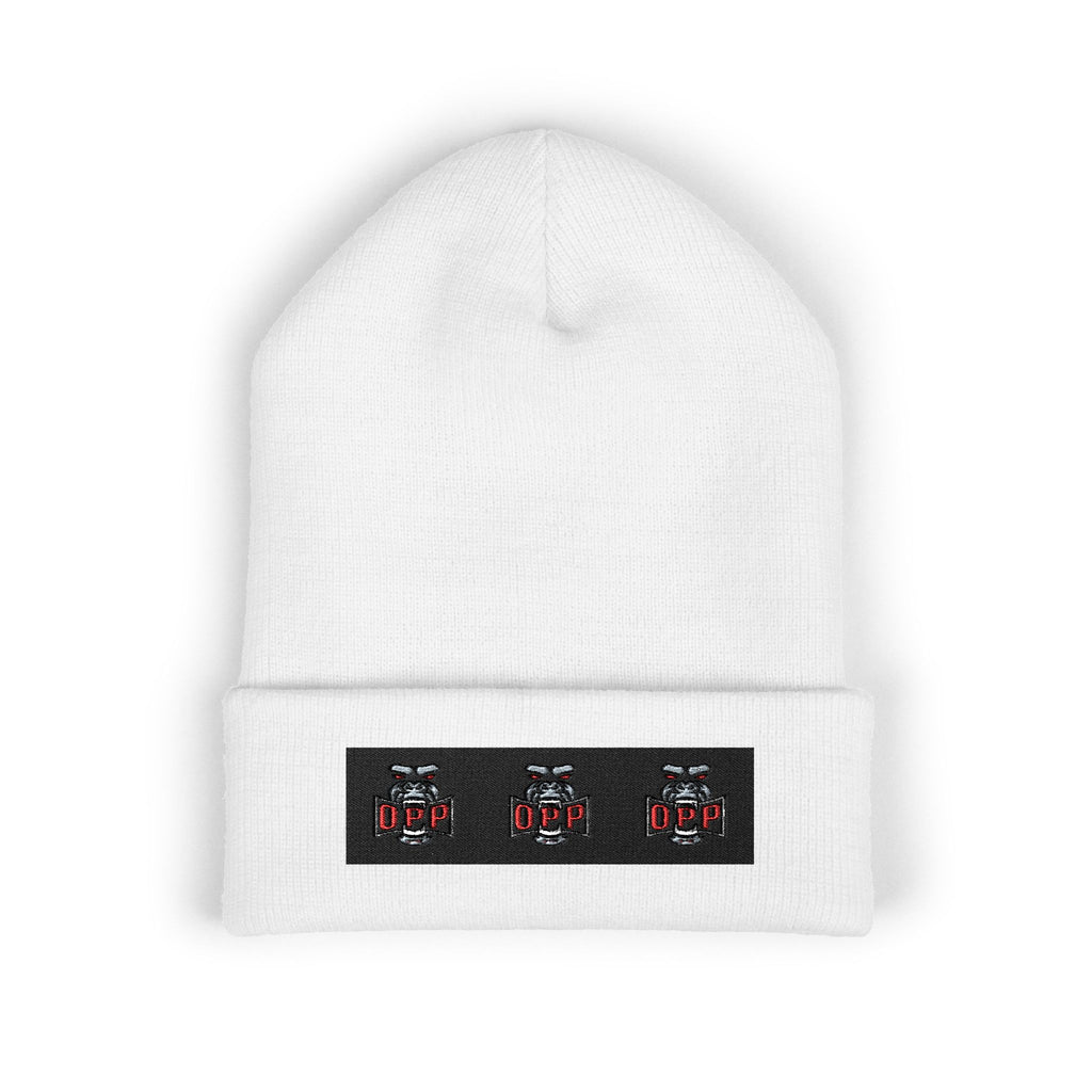 Embroidered OPP Cuffed Beanie — Musician Winter Hat