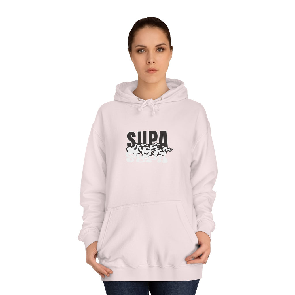 Trendy Unisex Hoodie with 'SUPA' Design | Casual Wear, Apparel, Street Style, Gift, Cozy Fashion