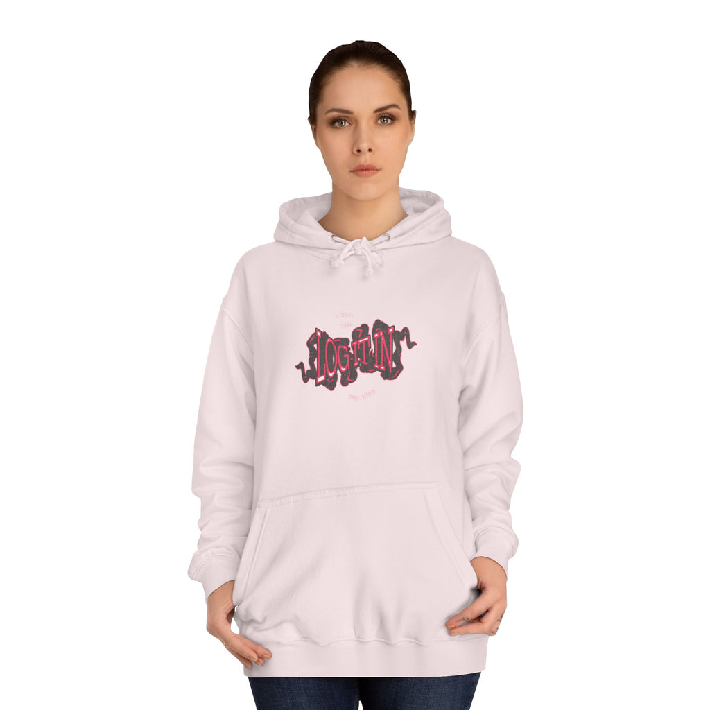 'Log it in'Hoodie for Unisex, Casual Wear, Trendy Apparel, Perfect for Everyday wear, Comfortable Fit